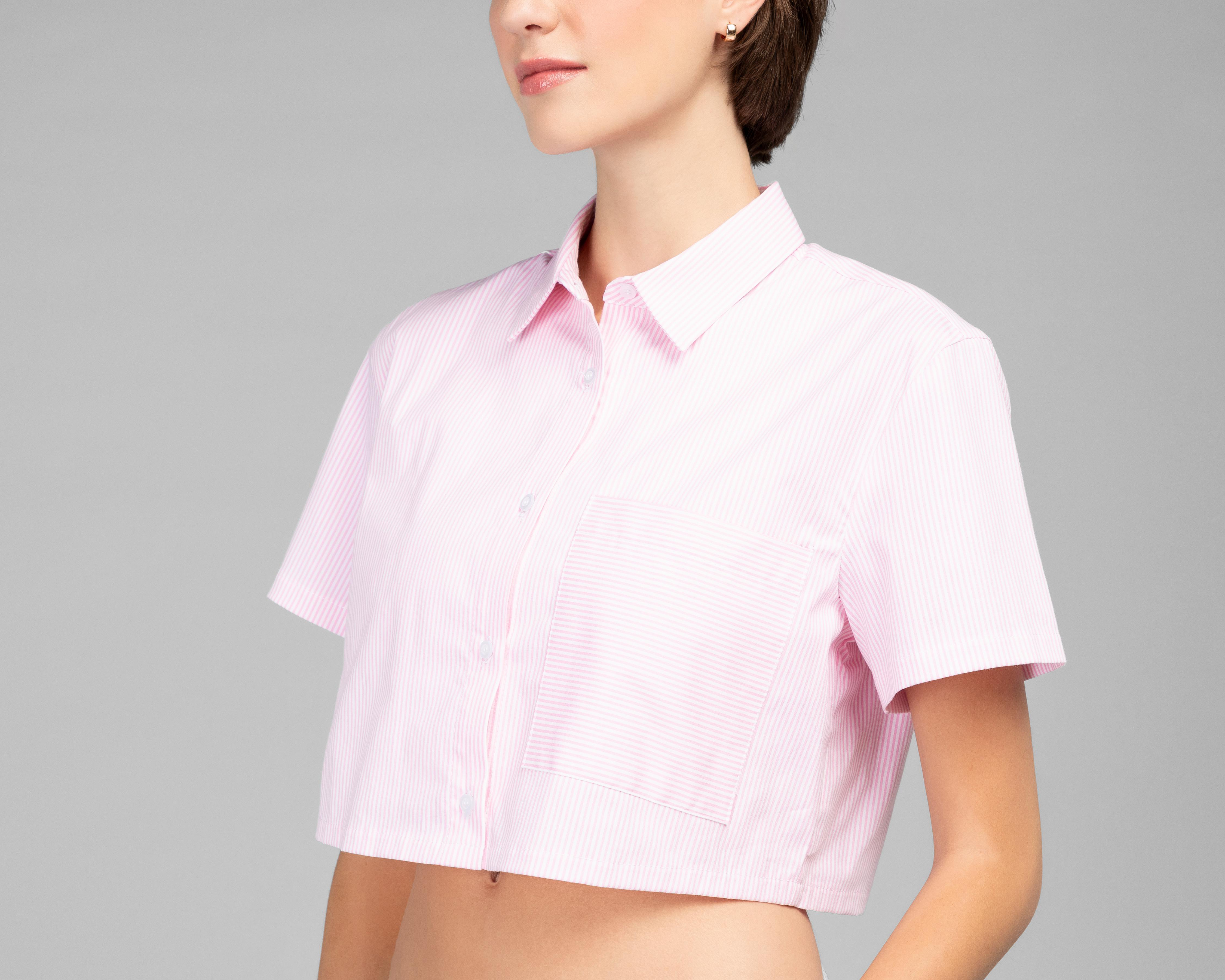 Foto 4 | Blusa Strona a Rayas para Mujer