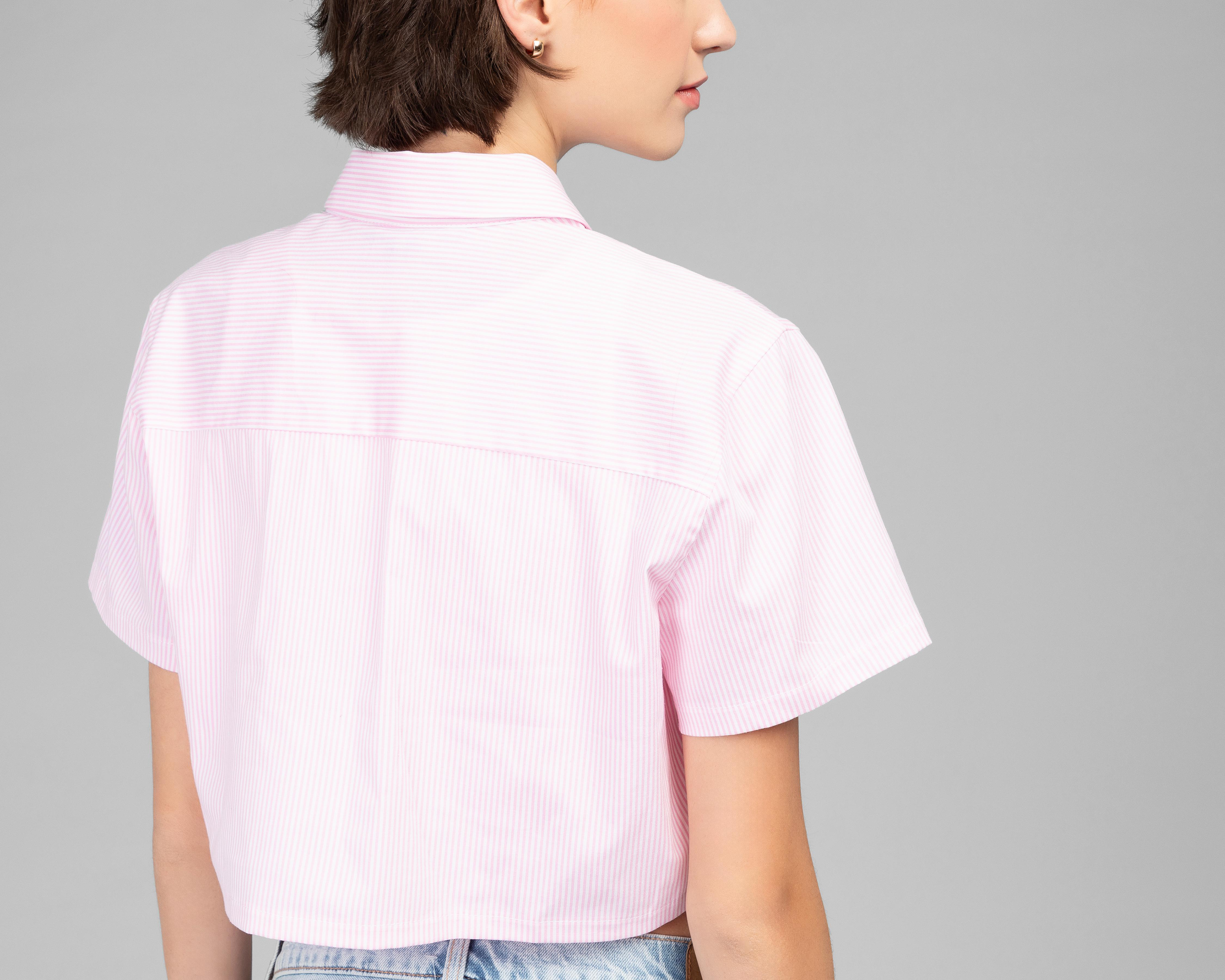 Foto 5 | Blusa Strona a Rayas para Mujer