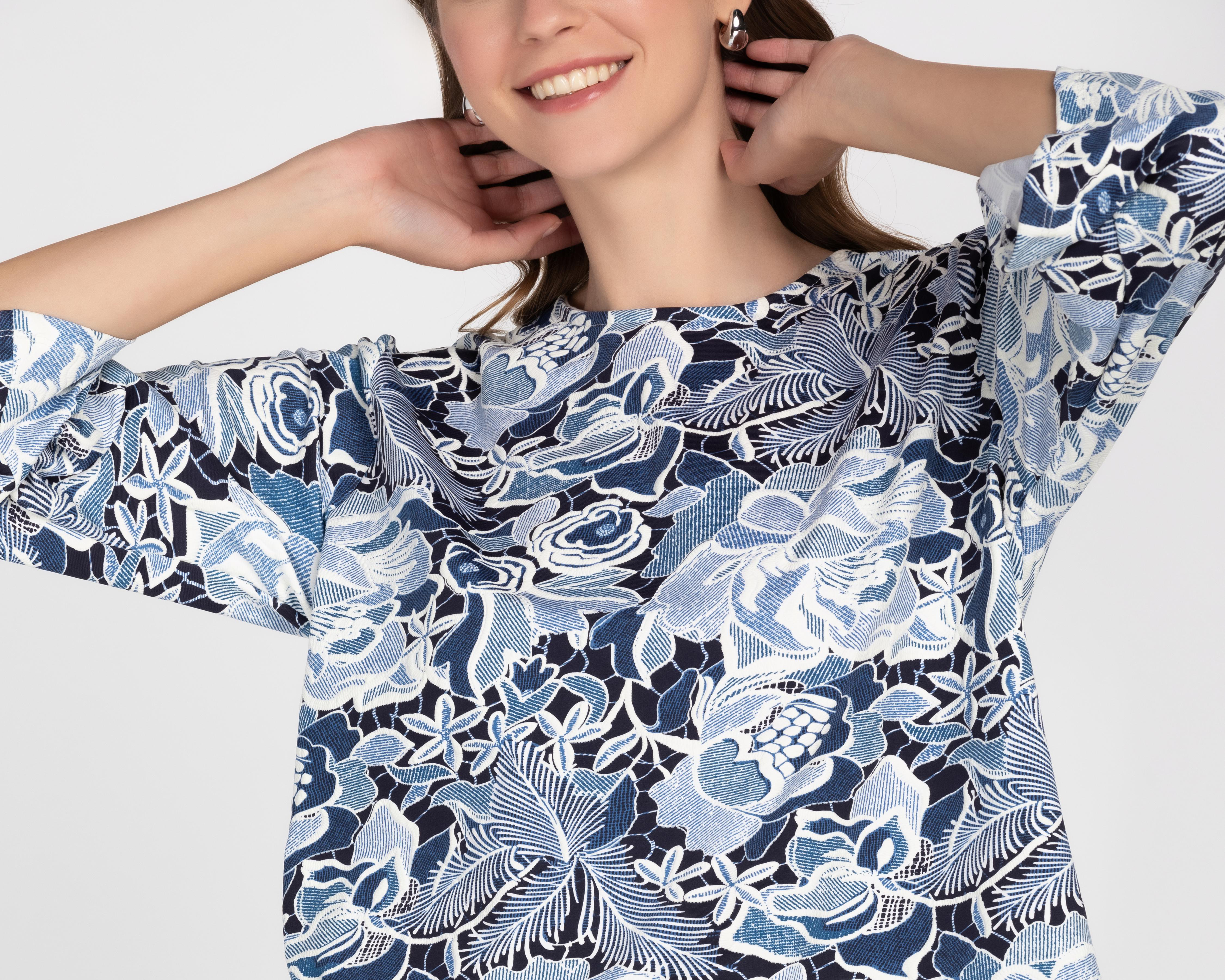 Foto 5 pulgar | Blusa Lady Sun Mangas 3/4 para Mujer