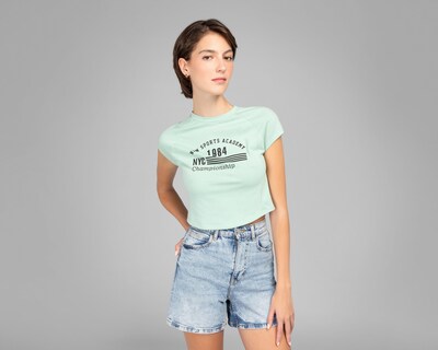 Foto 2 | Playera Strona Manga Corta para Mujer