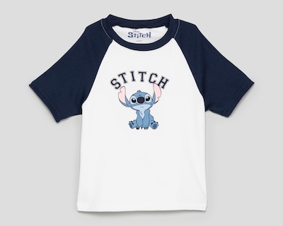 Foto 1 | Playera Manga Corta Disney Lilo & Stitch para Mujer