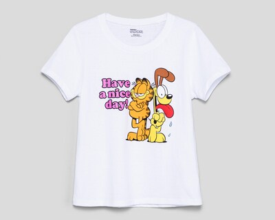 Foto 1 | Playera Manga Corta Garfield Juvenil