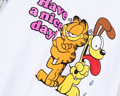 Foto 3 | Playera Manga Corta Garfield Juvenil