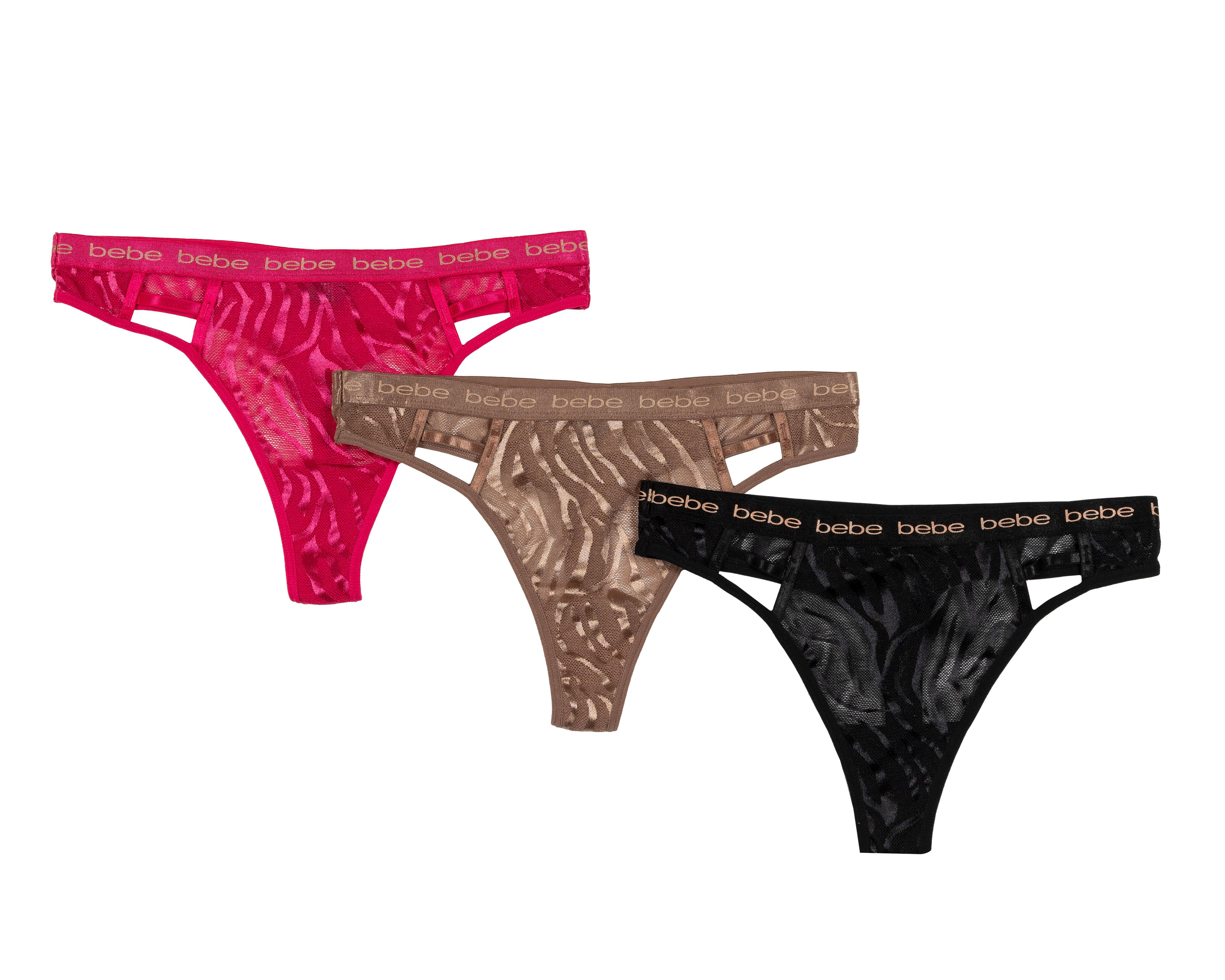 Foto 1 | Tanga Bebe con Encaje para Mujer 3 Piezas