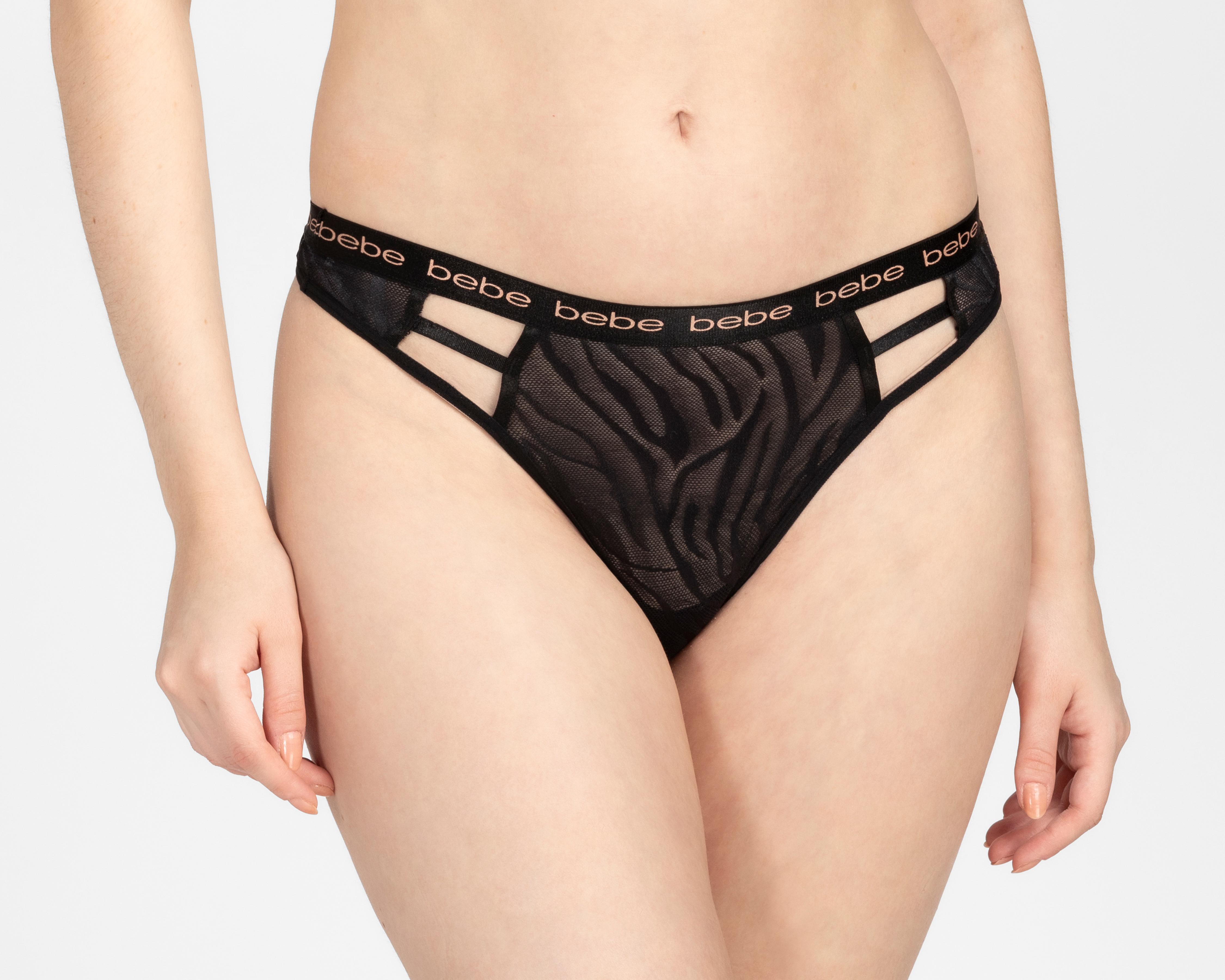 Foto 3 pulgar | Tanga Bebe con Encaje para Mujer 3 Piezas
