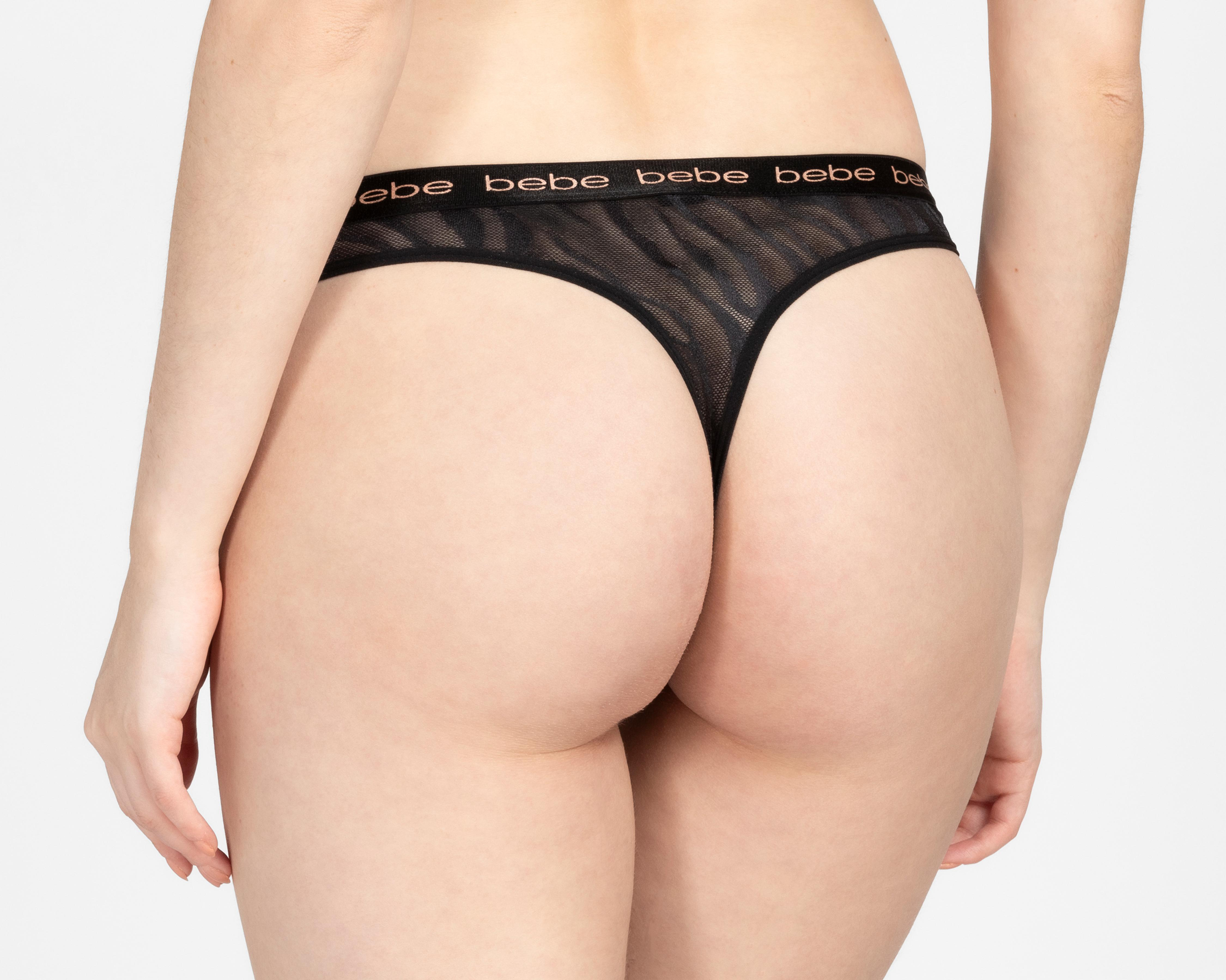 Foto 4 pulgar | Tanga Bebe con Encaje para Mujer 3 Piezas