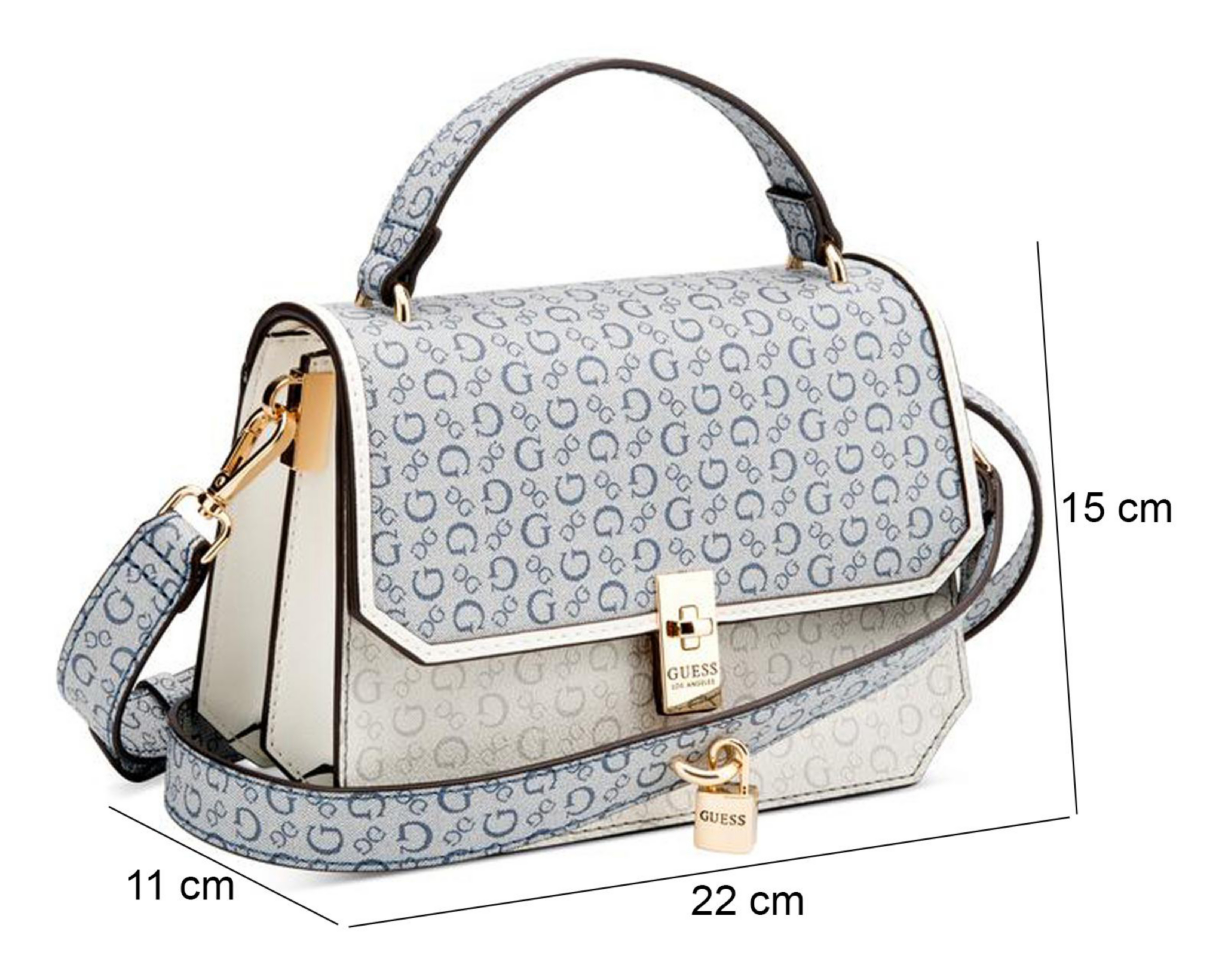 Foto 6 pulgar | Bolsa Cruzada Guess Lowen