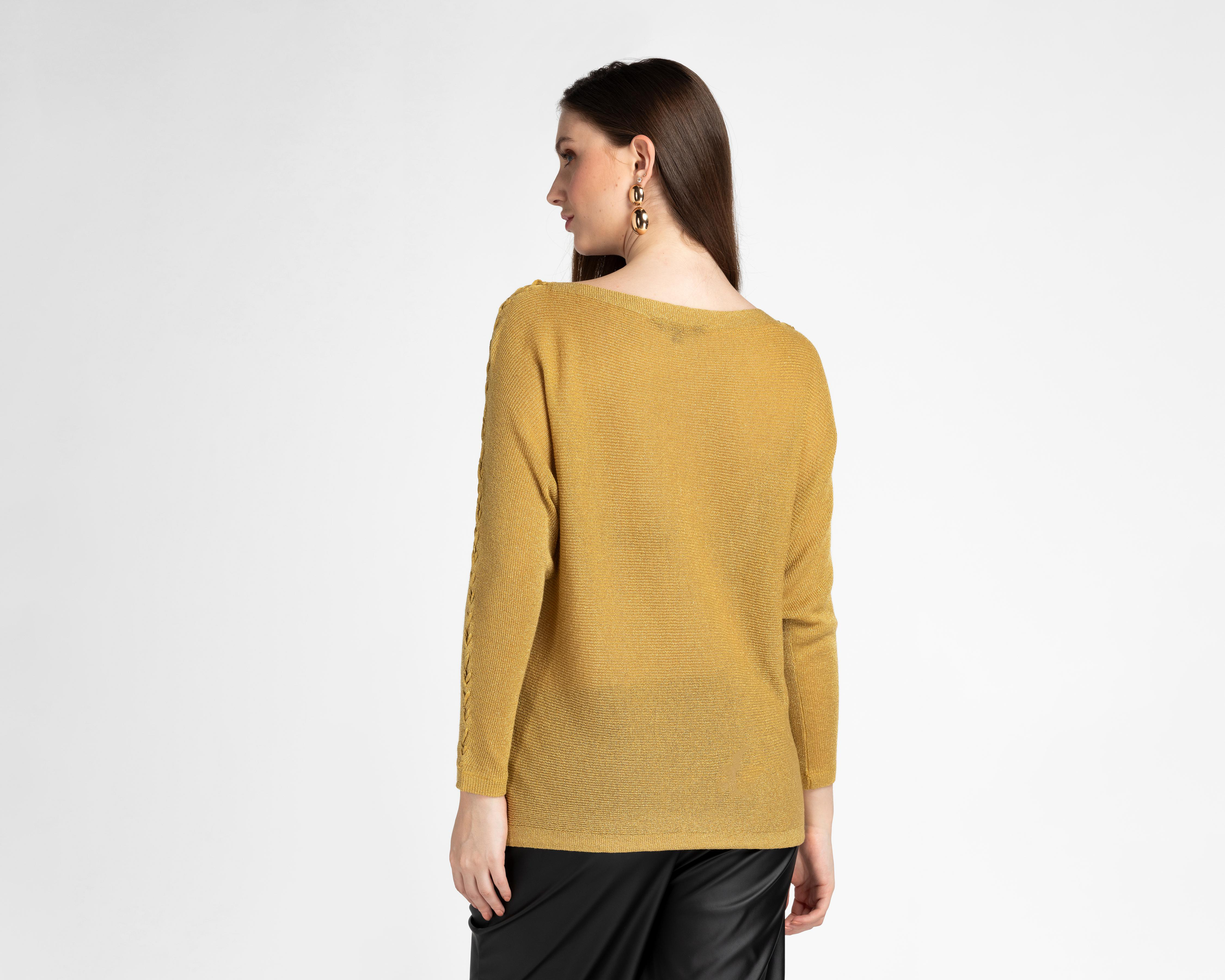 Foto 4 pulgar | Blusa Sahara con Hilo Metálico para Mujer