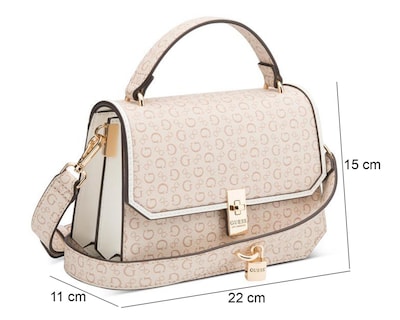 Foto 5 | Bolsa Cruzada Guess Lowen