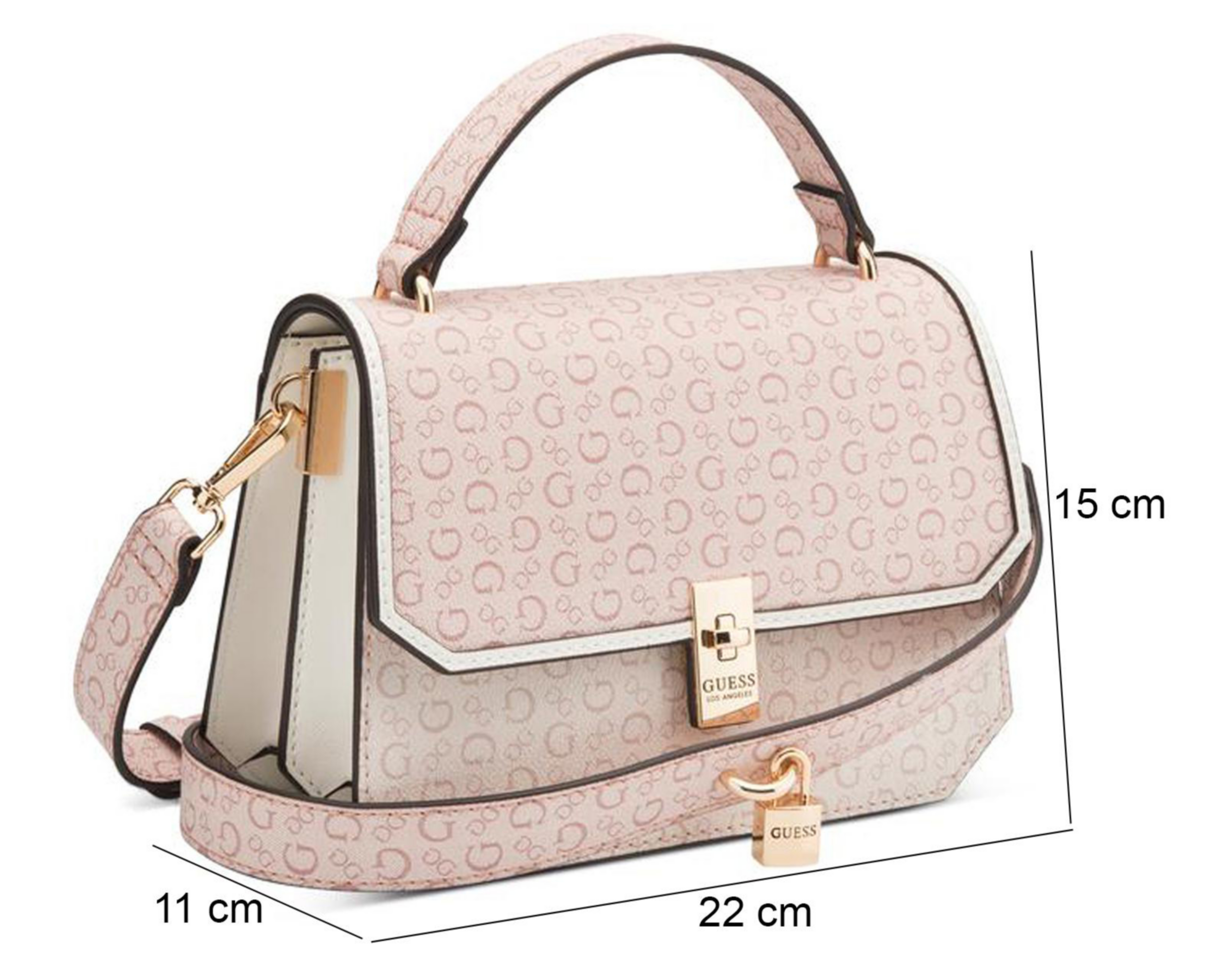 Foto 6 pulgar | Bolsa Cruzada Guess Lowen