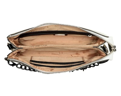 Foto 3 | Bolsa Cruzada Guess Amaranthta con Monedero