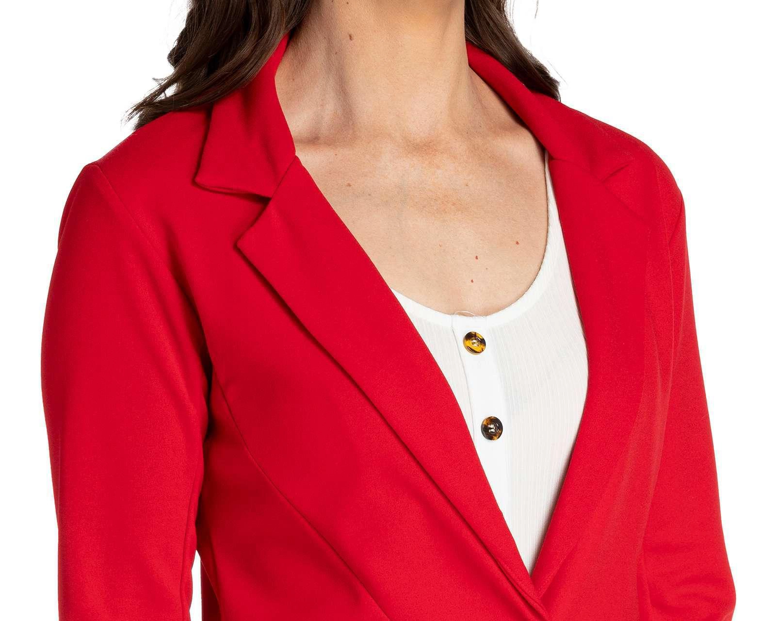 Foto 5 pulgar | Blazer con Solapa Sahara Manga Larga