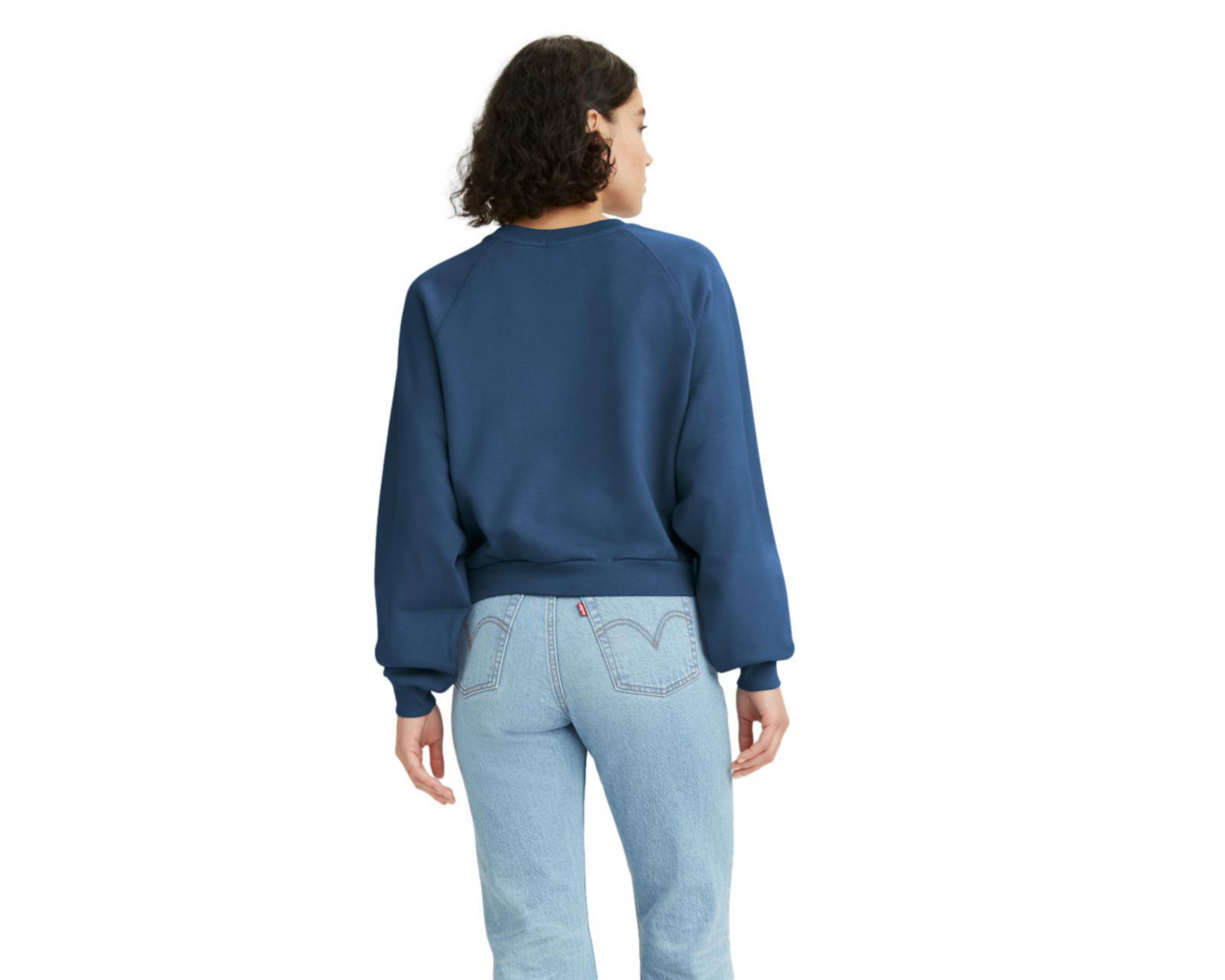 Foto 3 pulgar | Sudadera de Algodón Azul Marino Levi's para Mujer