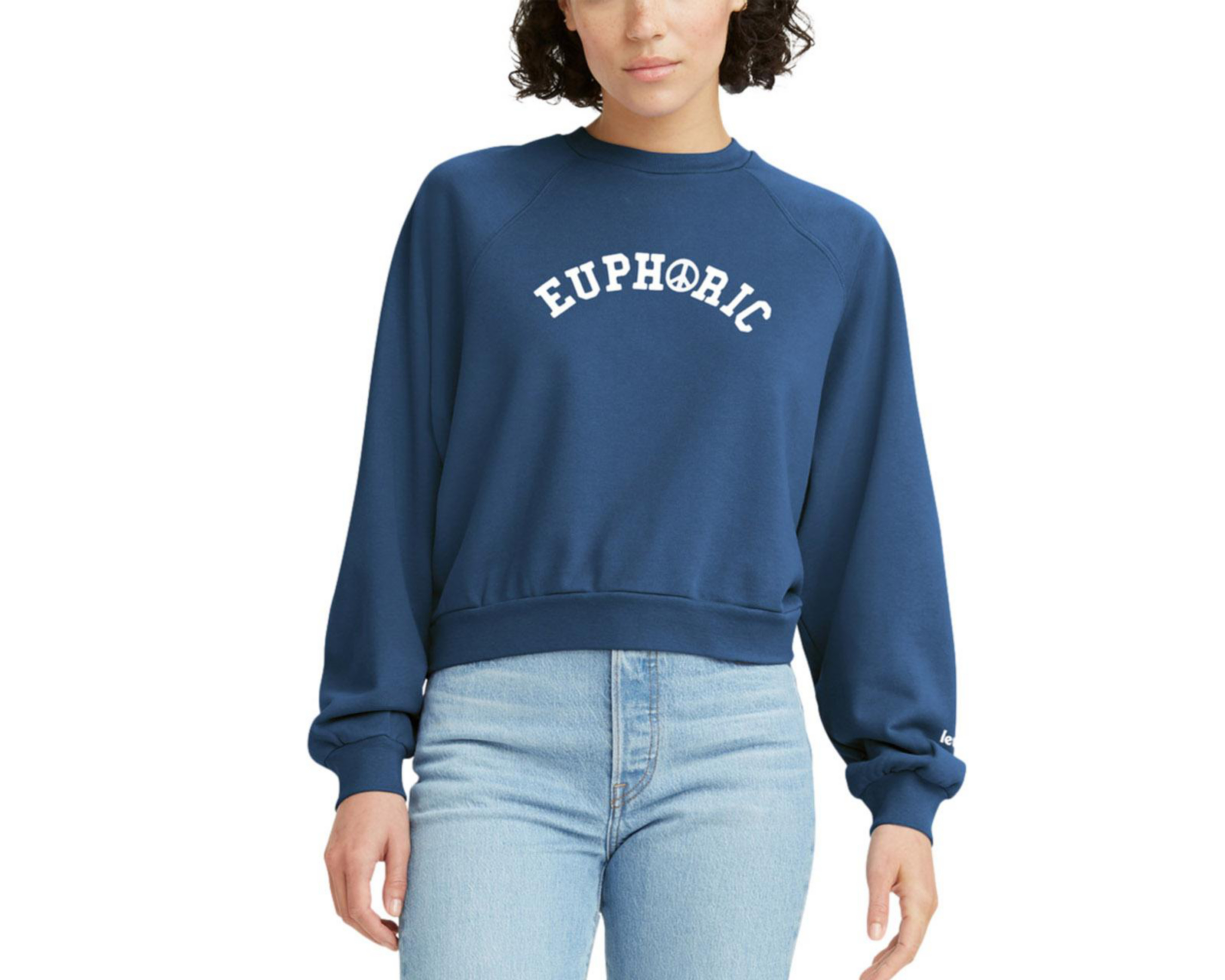 Foto 4 pulgar | Sudadera de Algodón Azul Marino Levi's para Mujer