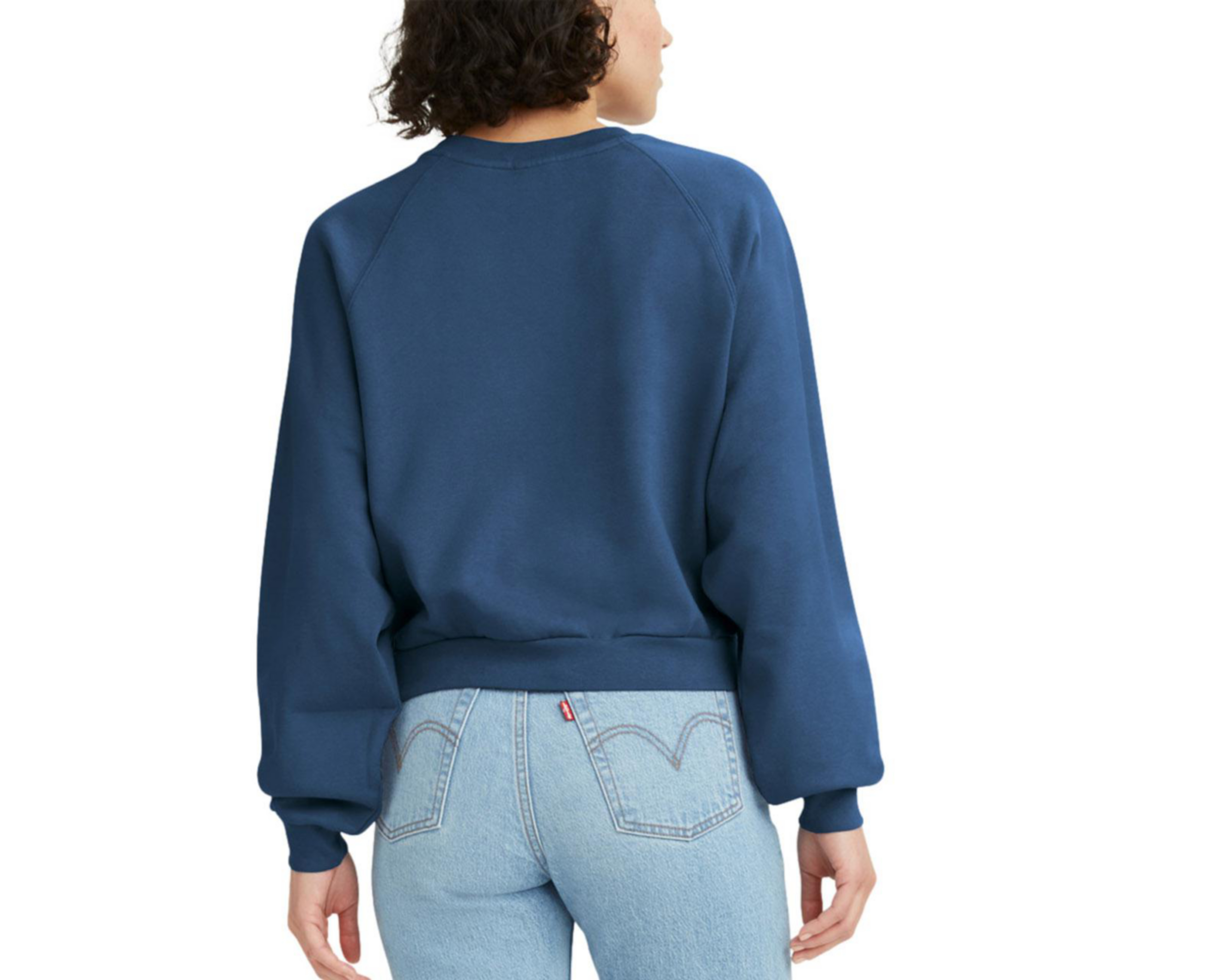 Foto 5 pulgar | Sudadera de Algodón Azul Marino Levi's para Mujer