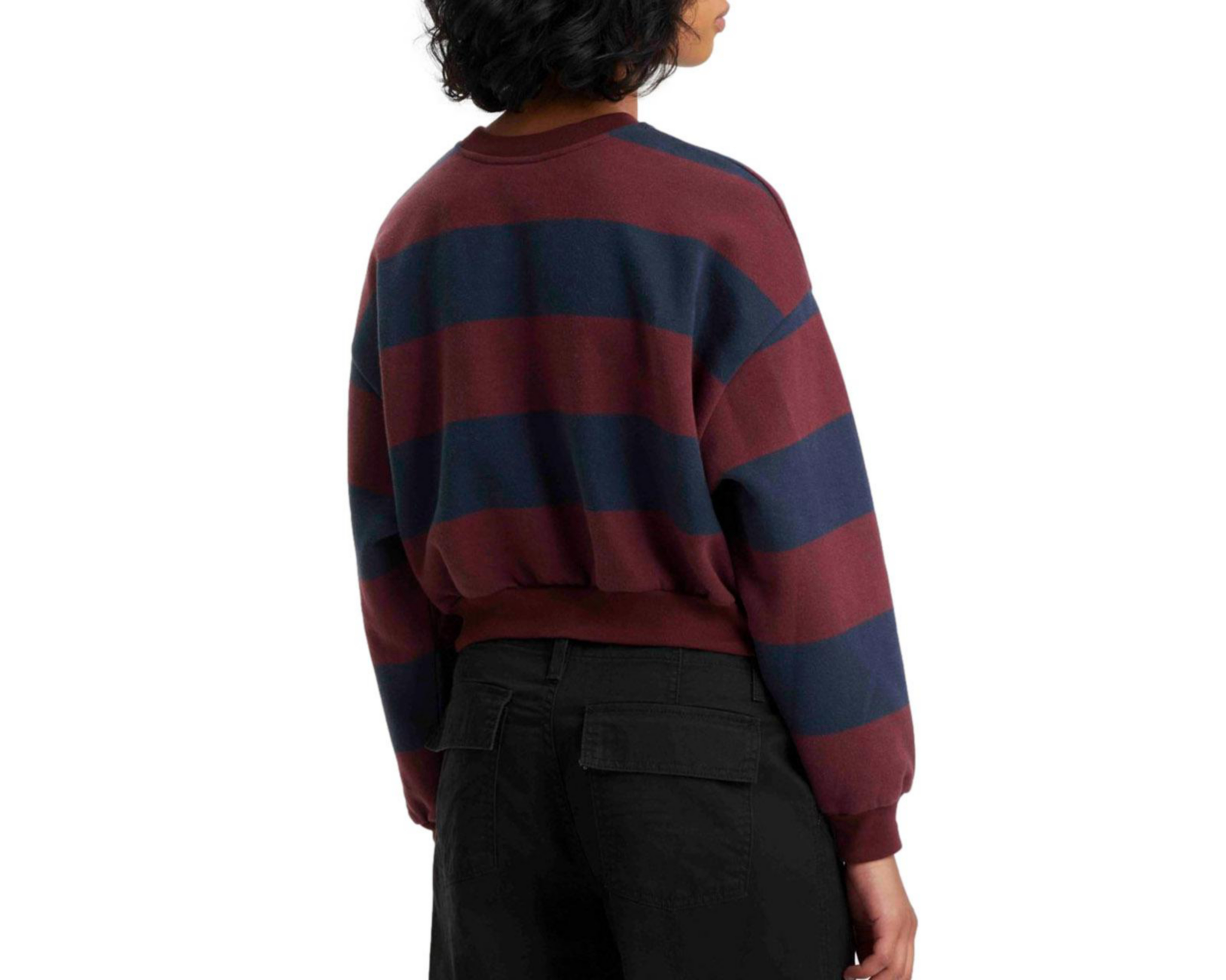 Foto 5 pulgar | Sudadera de Algodón a Rayas Levi's para Mujer