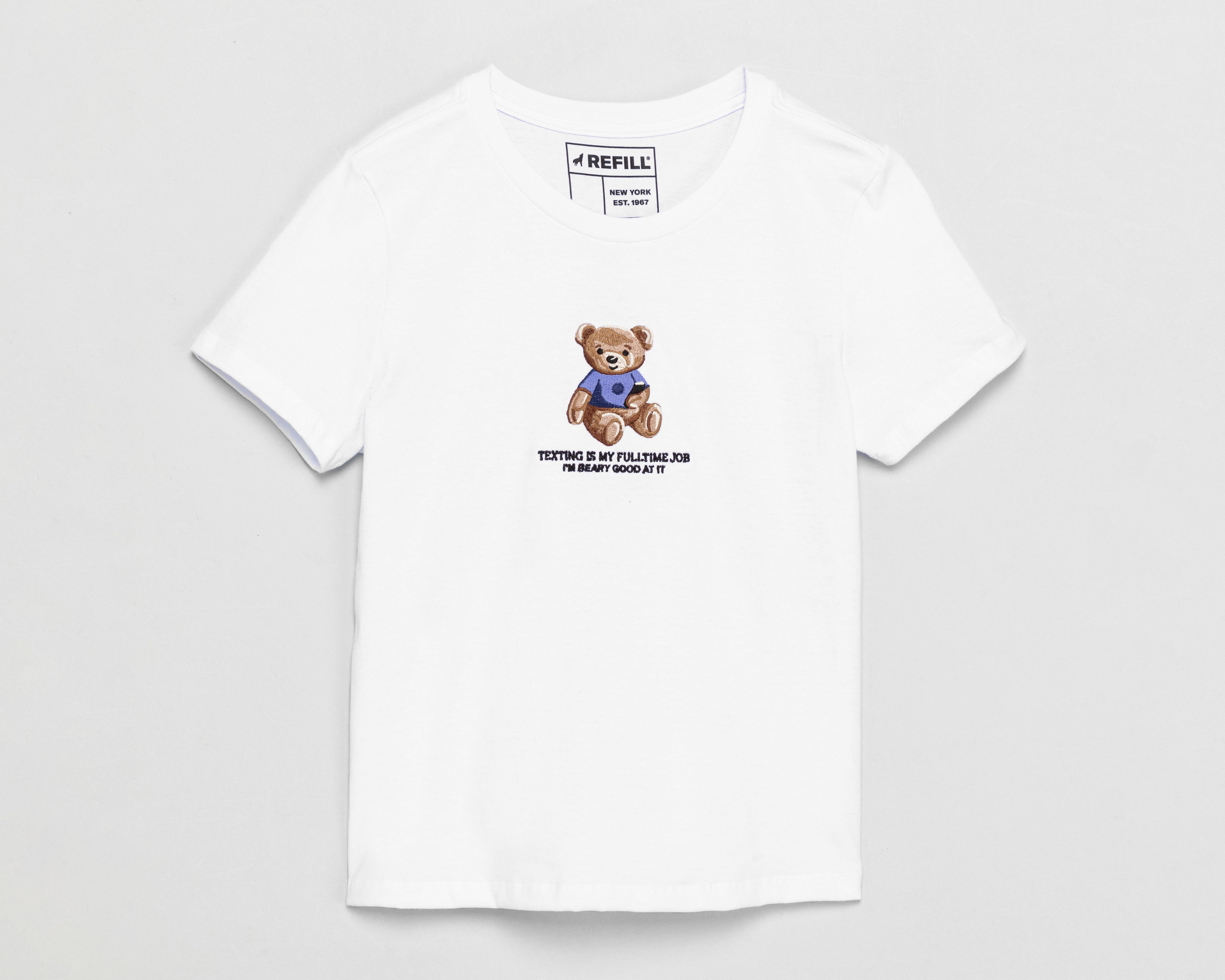 Foto 2 pulgar | Playera Refill Manga Corta para Mujer
