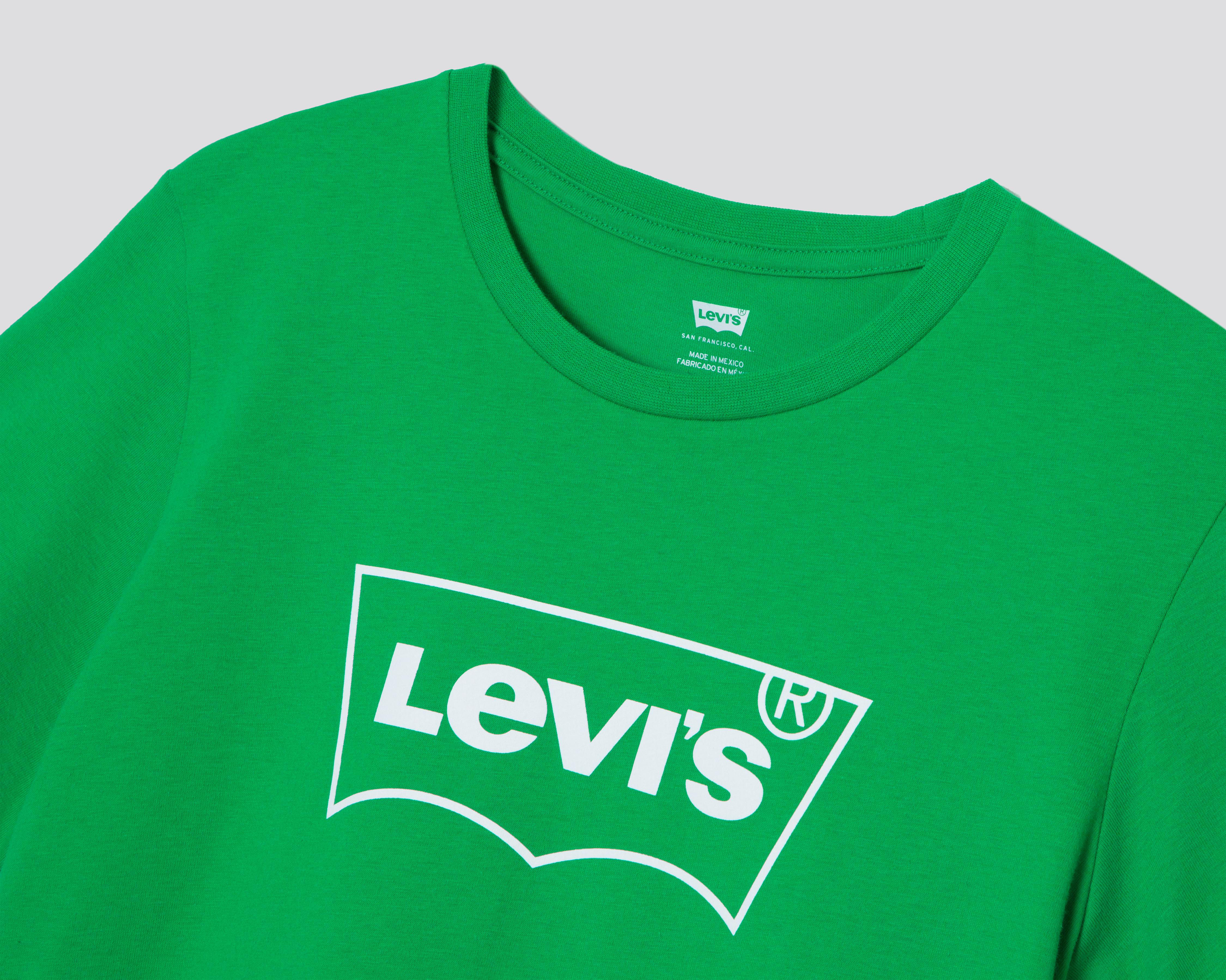 Foto 4 pulgar | Playera Levi's Verde para Mujer