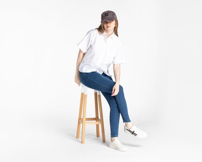 Foto 2 | Blusa Manga Corta Refill para Mujer