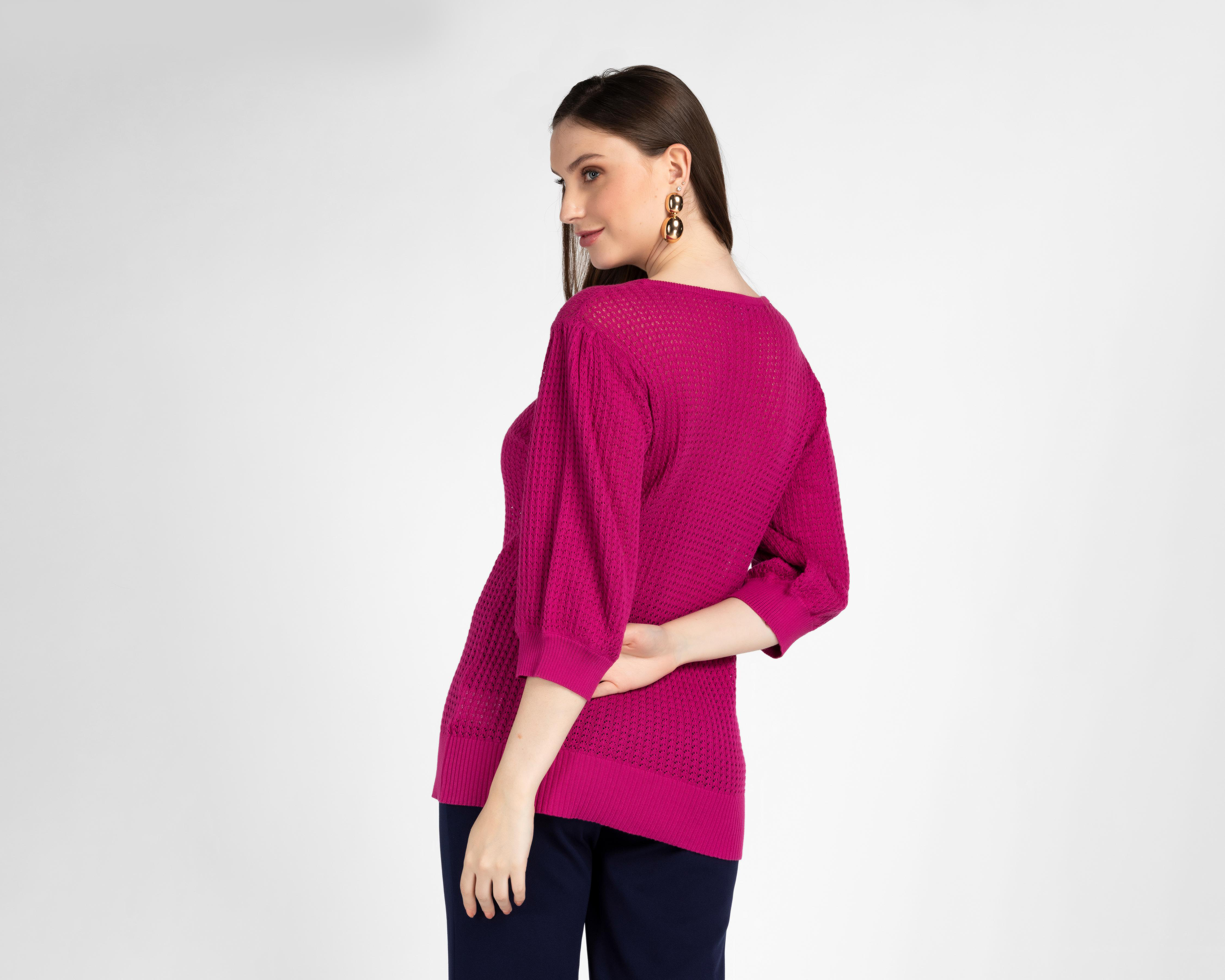 Foto 4 pulgar | Blusa Lady Sun Manga Corta para Mujer