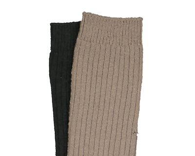 Foto 2 | Calcetas Largas Lovest Acanaladas para Mujer 2 Pares