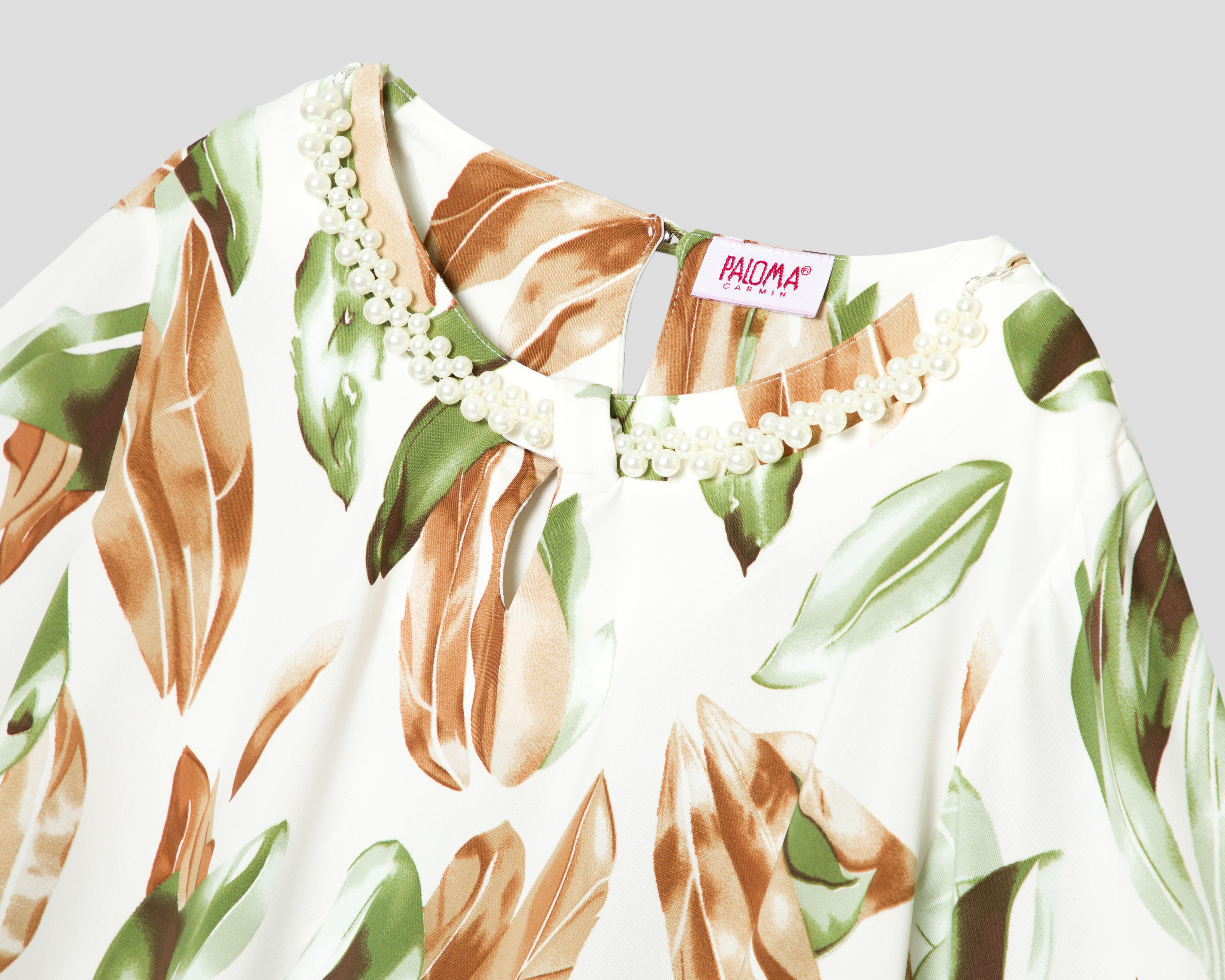 Foto 4 pulgar | Blusa Estampada Paloma para Mujer