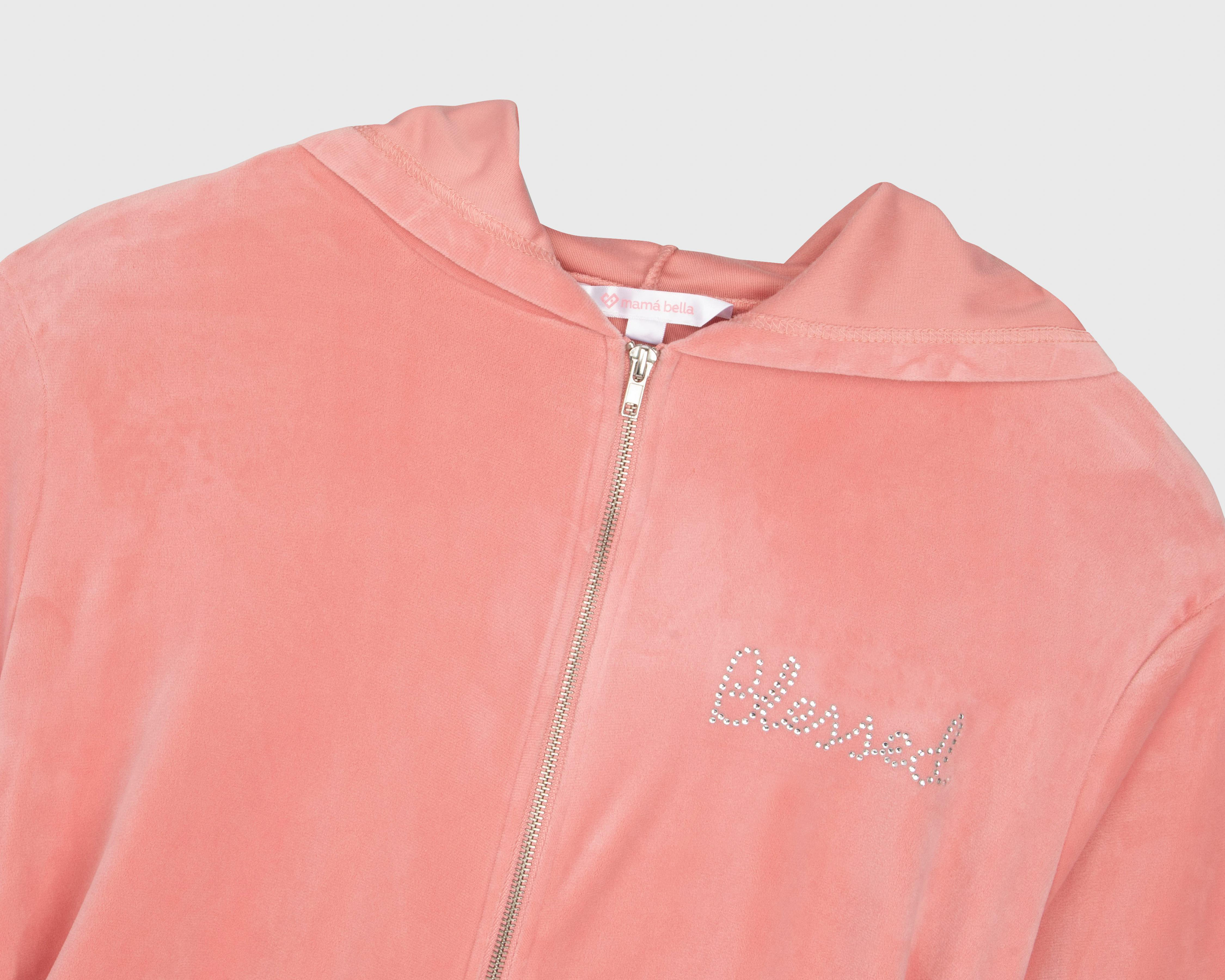 Foto 4 pulgar | Sudadera de Maternidad Rosa Mamá Bella