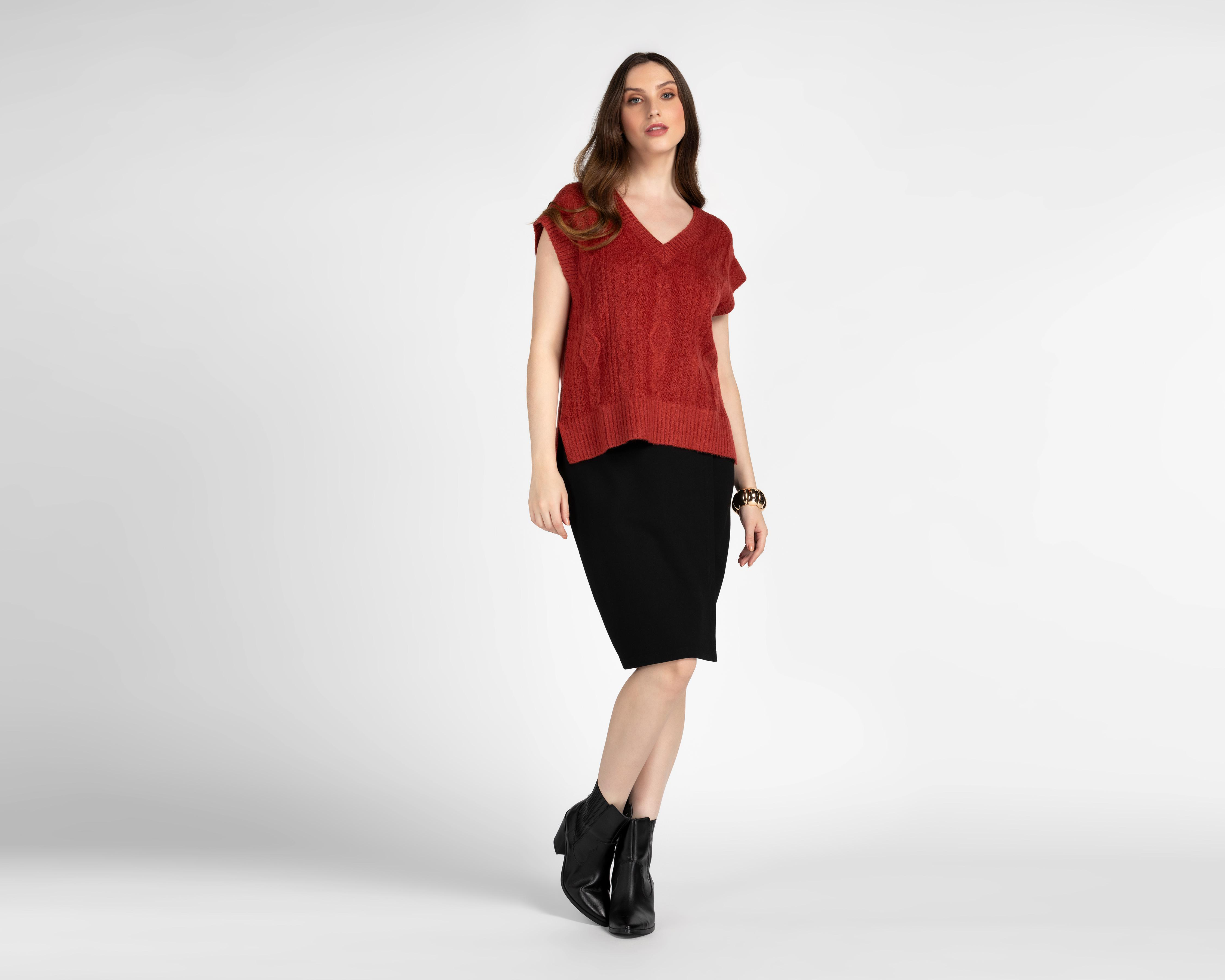 Foto 2 | Chaleco Tejido Sahara para Mujer