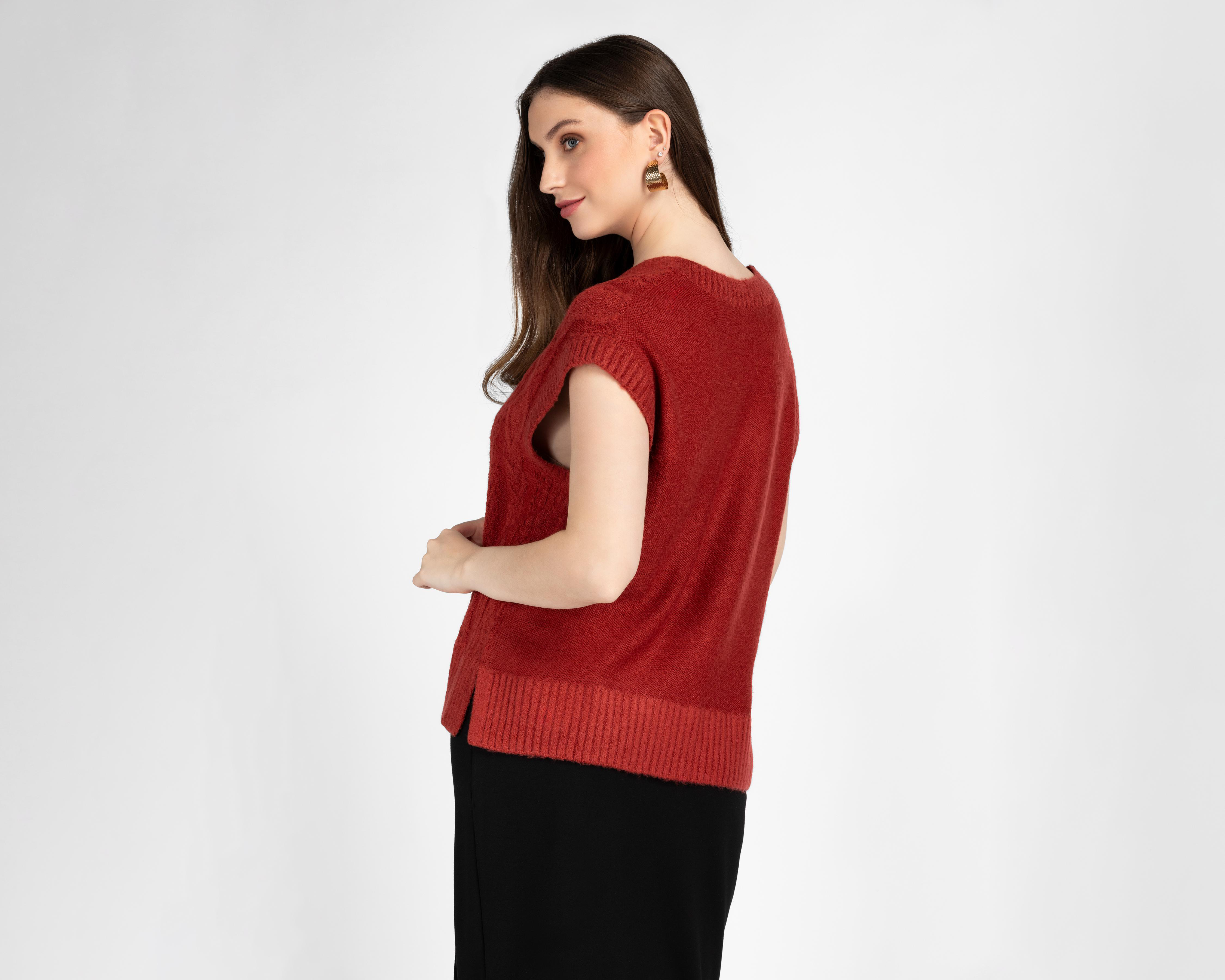 Foto 3 | Chaleco Tejido Sahara para Mujer