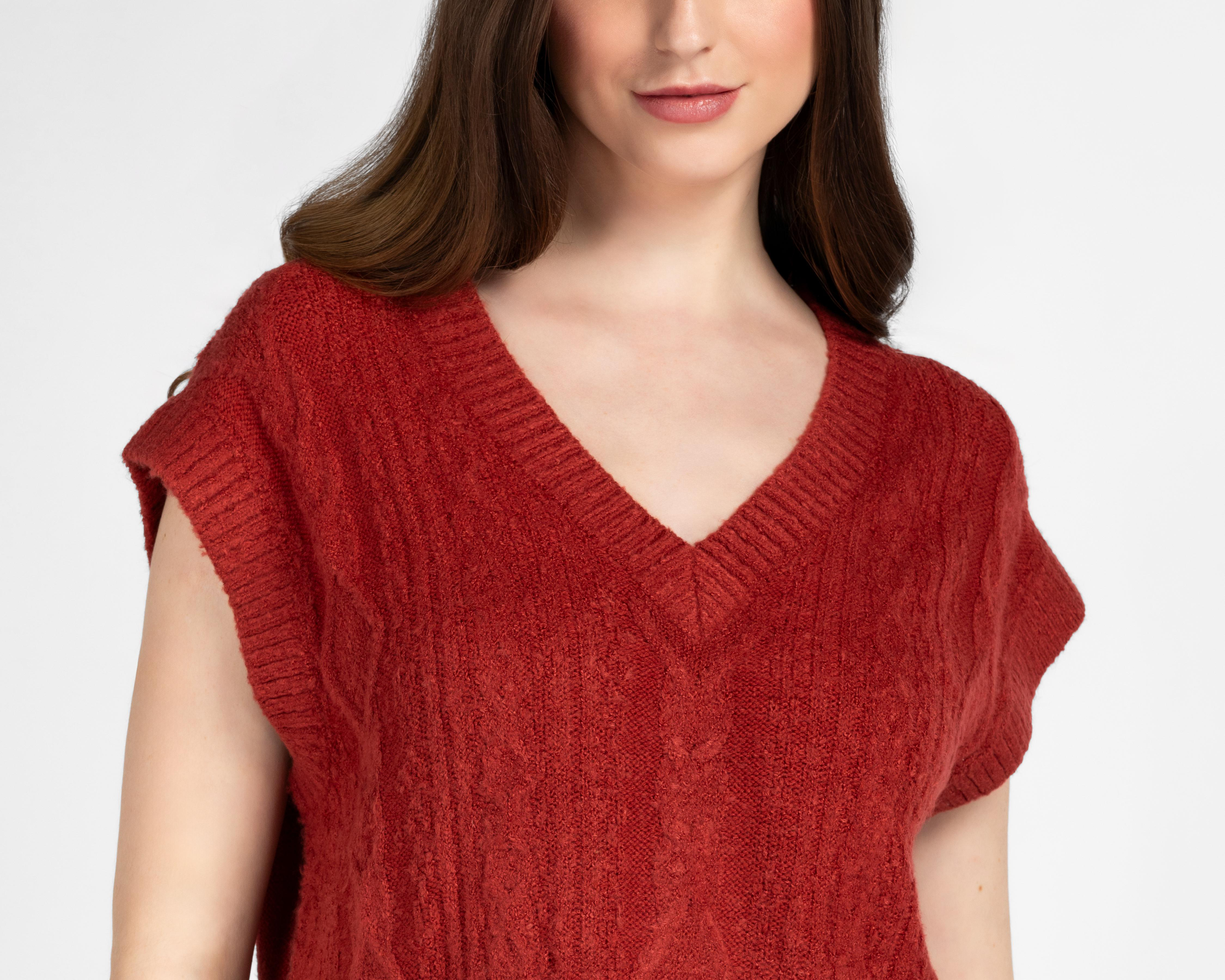 Foto 4 | Chaleco Tejido Sahara para Mujer