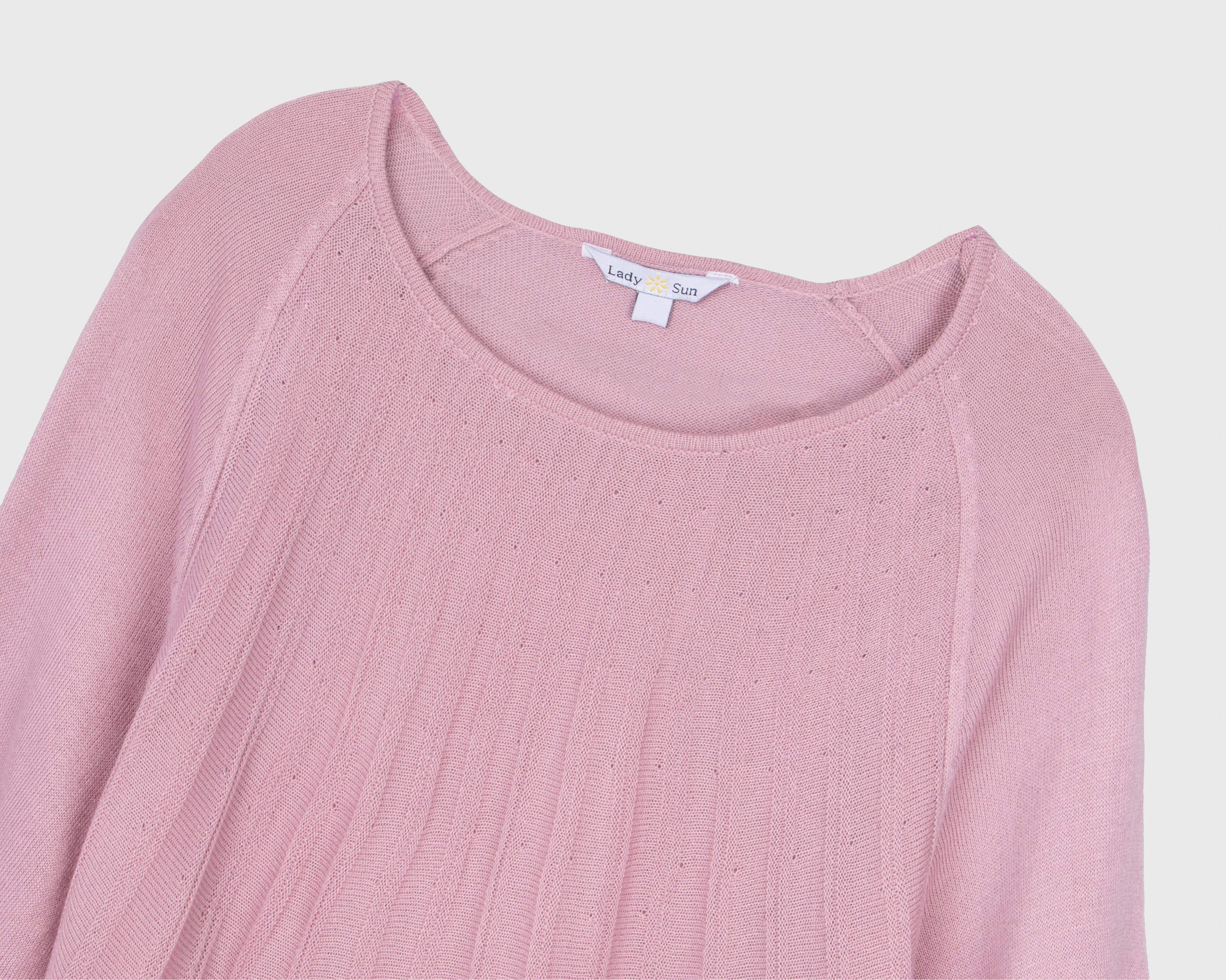 Foto 4 pulgar | Suéter Rosa Lady Sun para Mujer