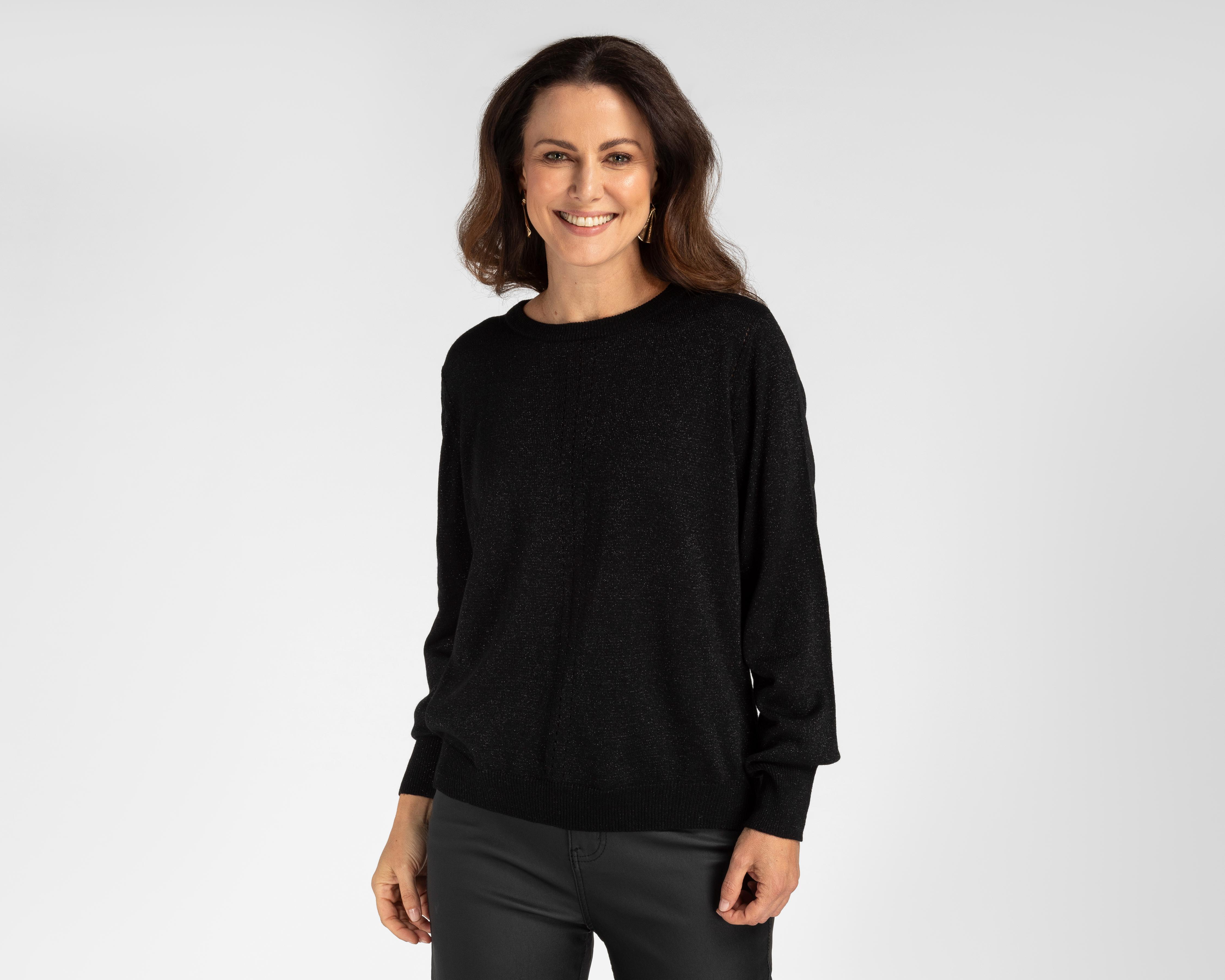 Foto 1 | Suéter Negro Sahara para Mujer