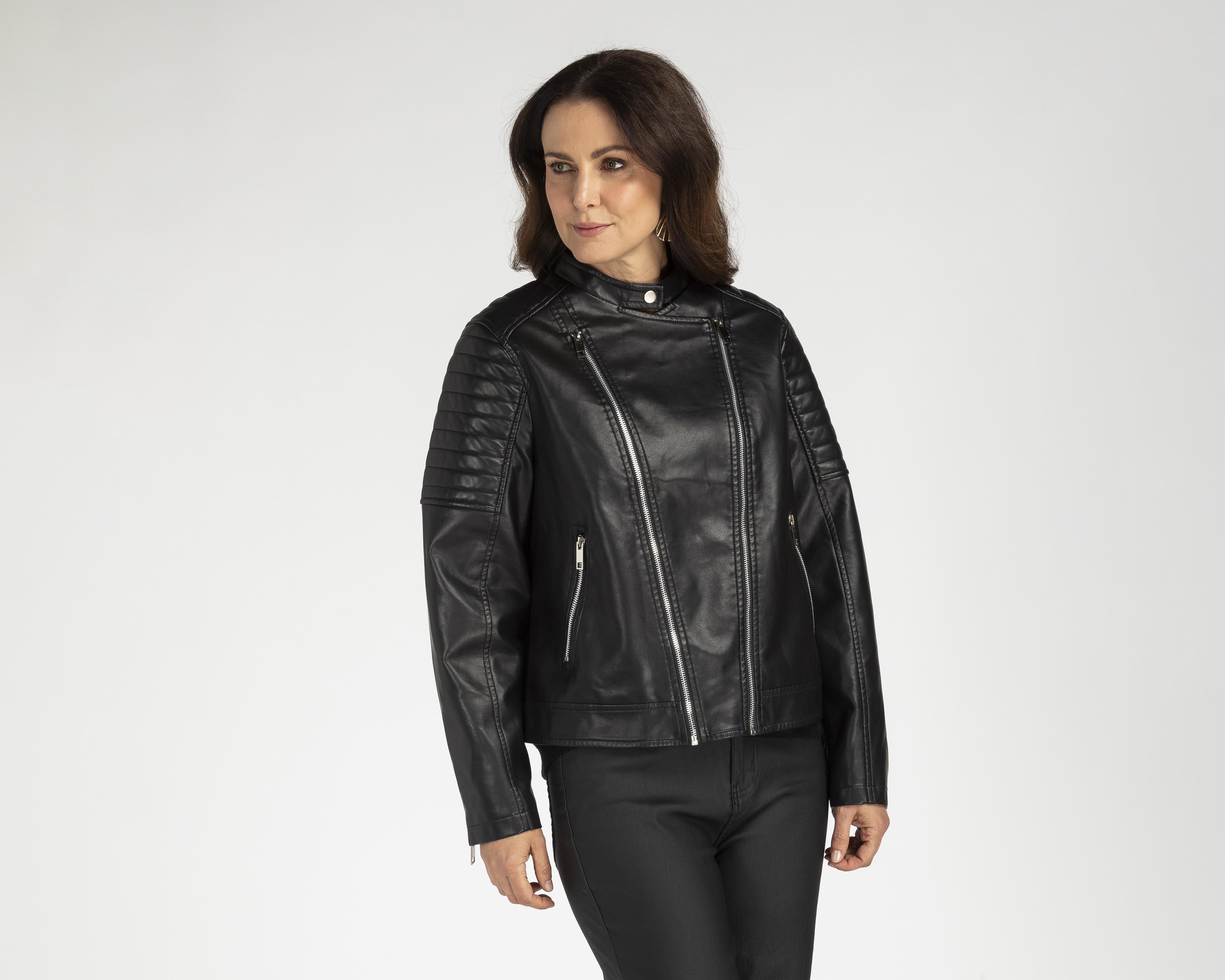 Chamarra tipo Cuero Sahara para Mujer