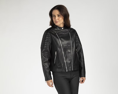 Foto 1 | Chamarra tipo Cuero Sahara para Mujer