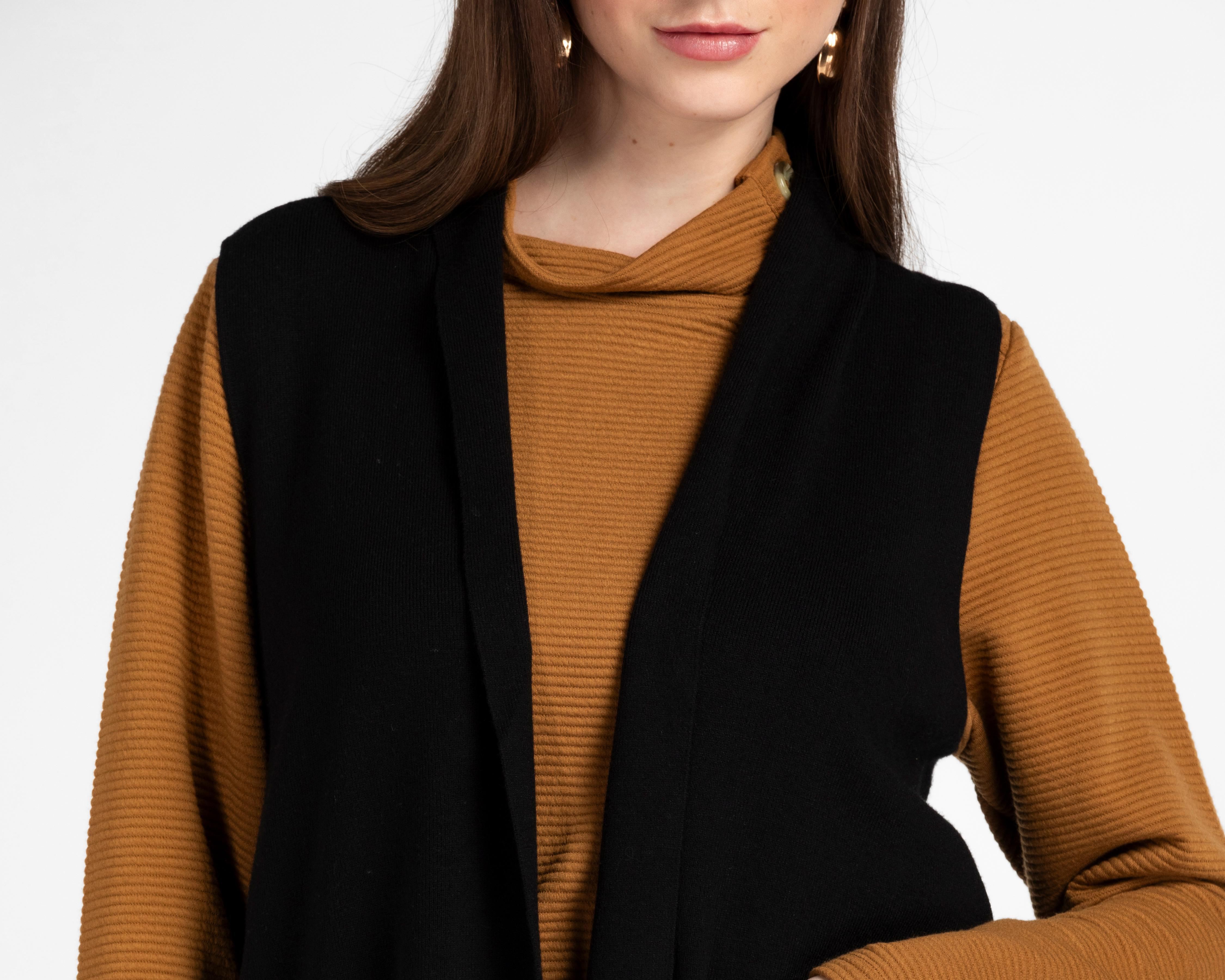 Foto 4 | Chaleco Negro Lady Sun para Mujer