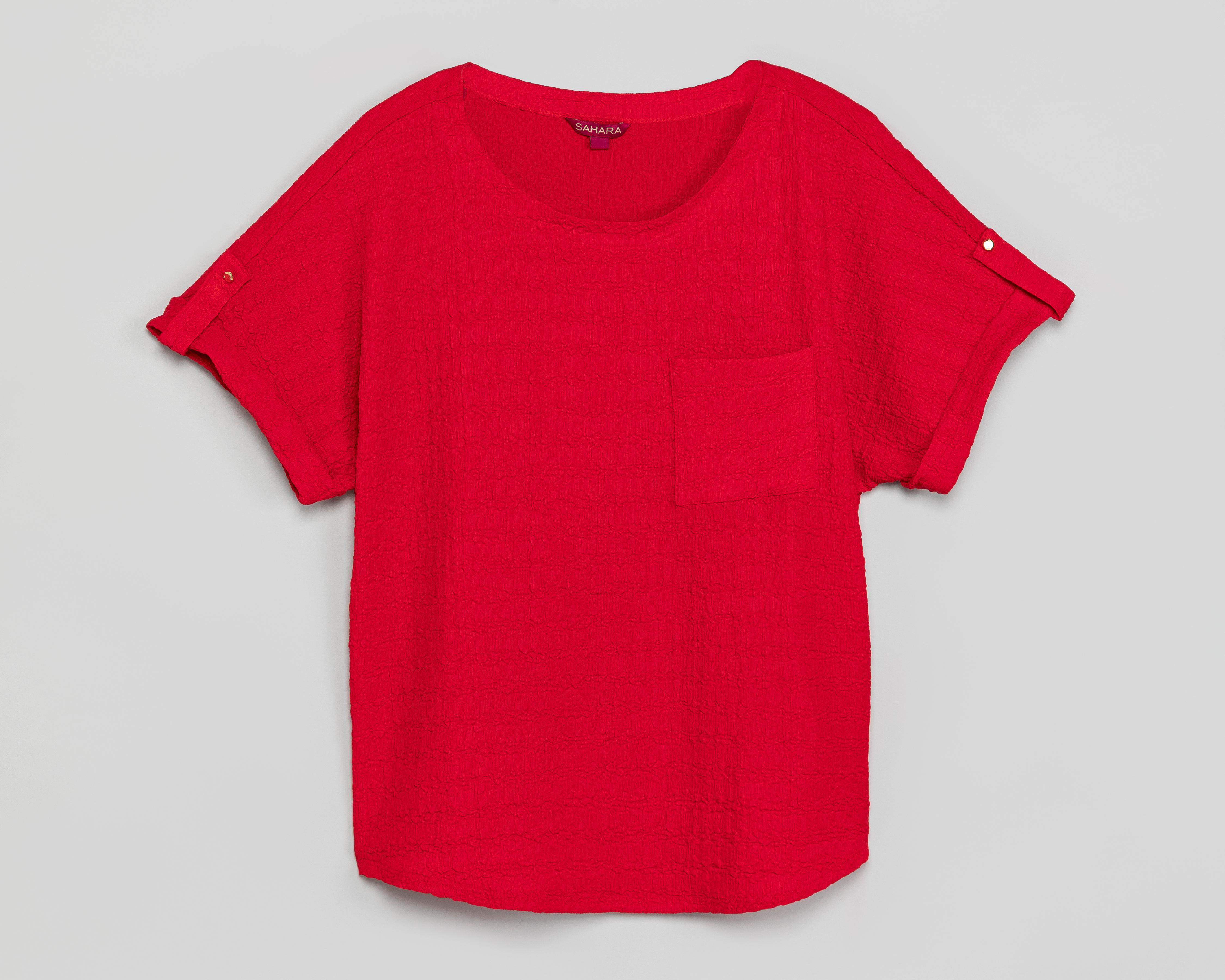 Foto 2 pulgar | Blusa Roja Sahara para Mujer