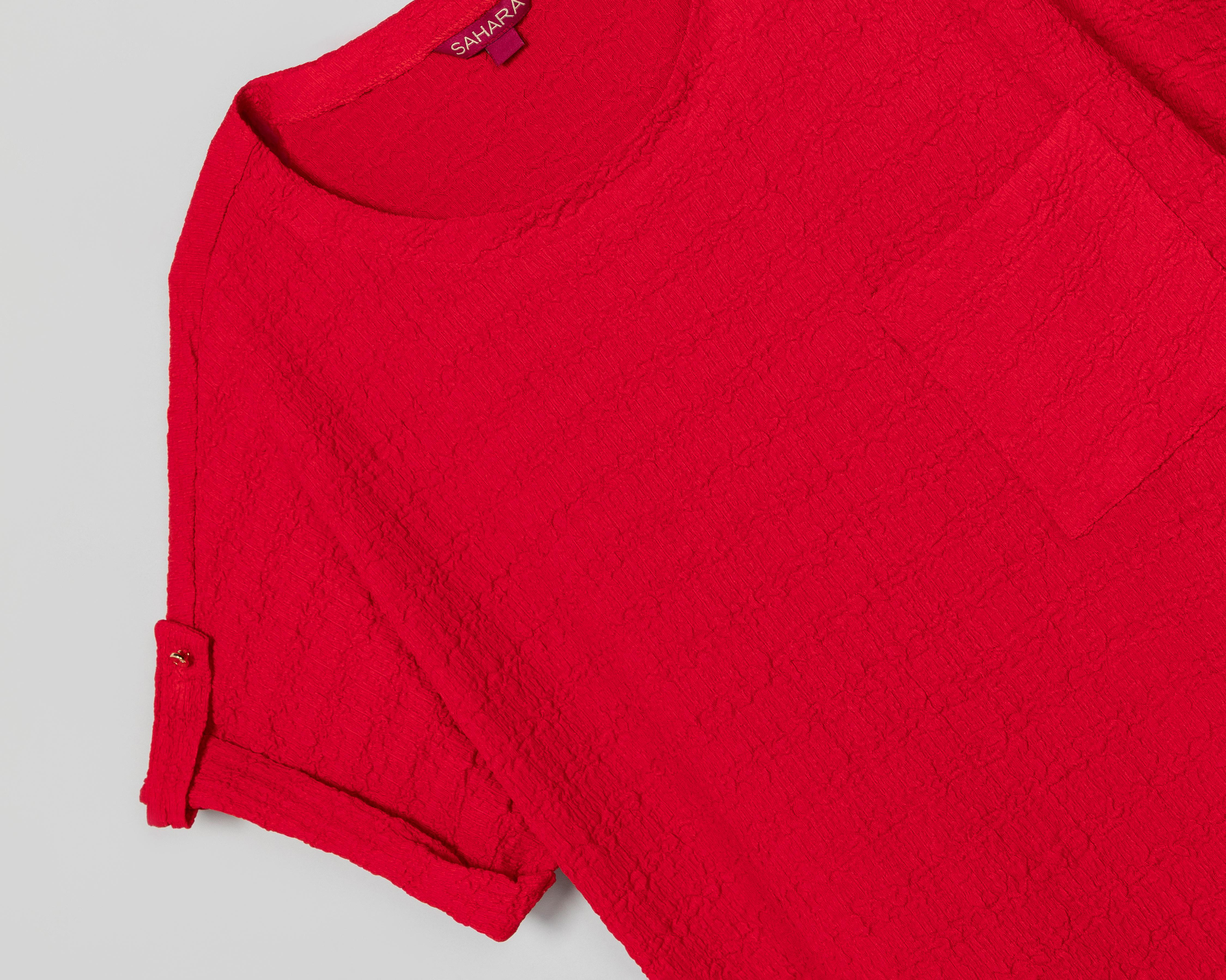 Foto 4 pulgar | Blusa Roja Sahara para Mujer