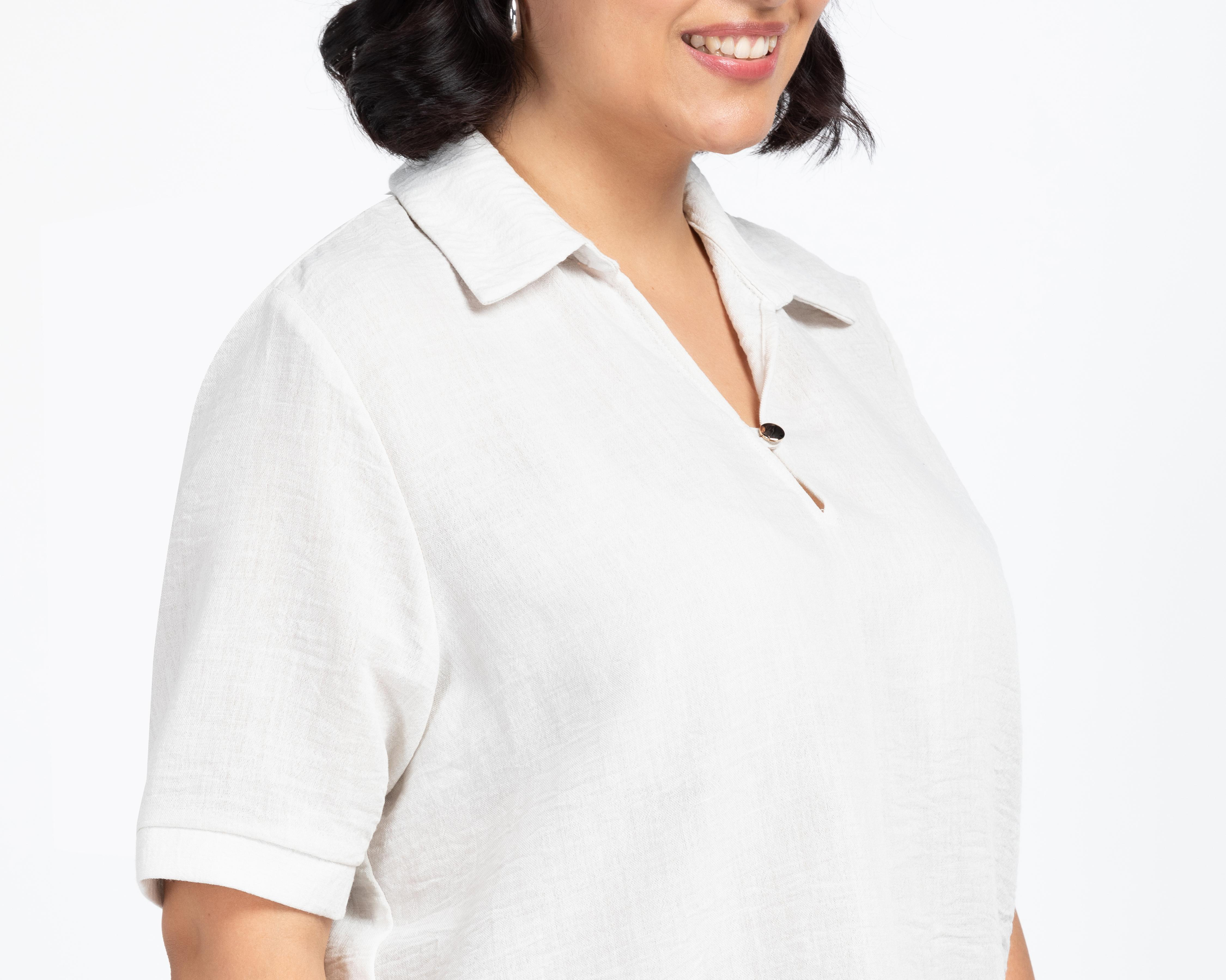 Foto 5 pulgar | Blusa Manga Corta Lady Sun para Mujer