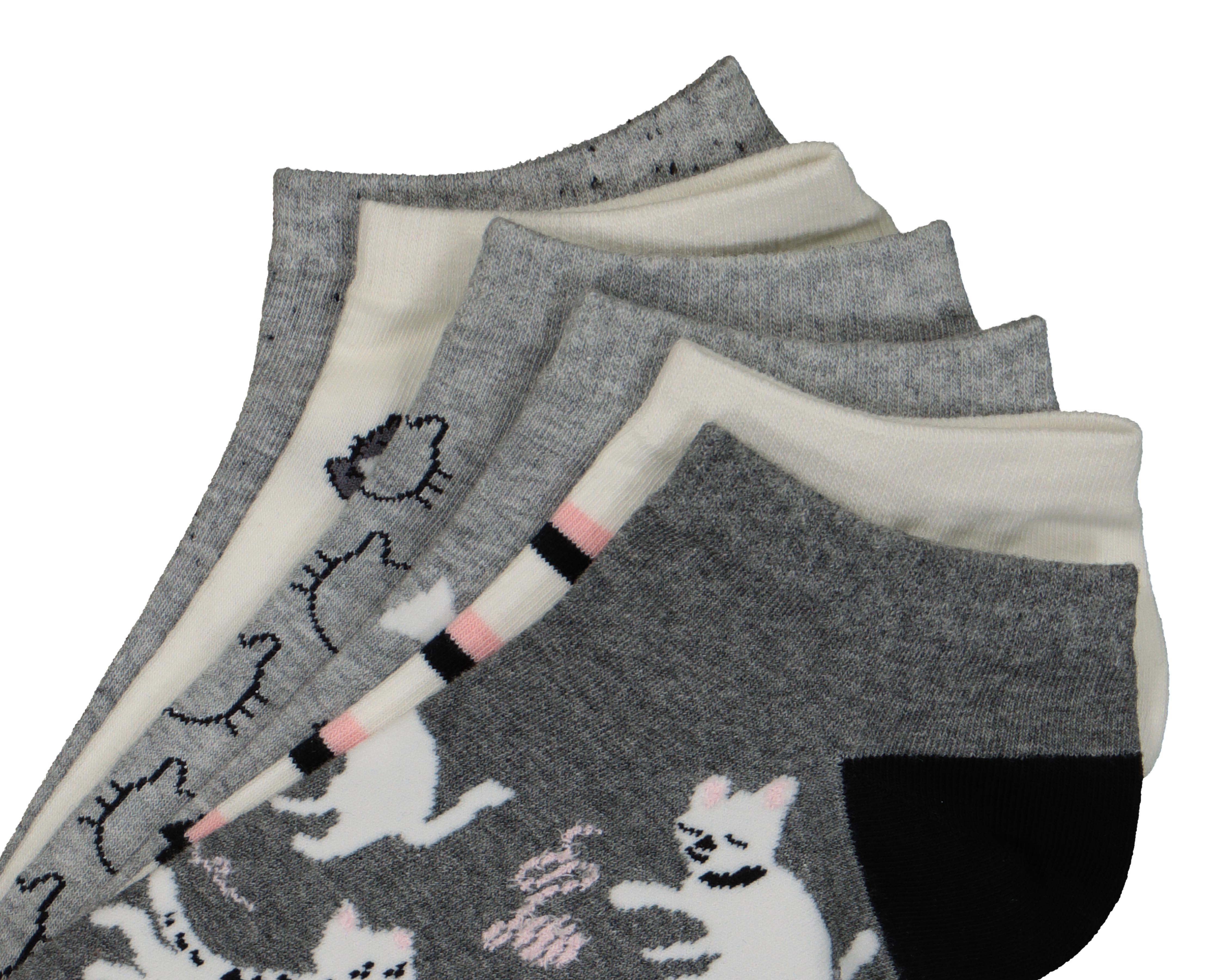 Foto 3 pulgar | Calcetas Tines Lovest Estampadas para Mujer 6 Pares
