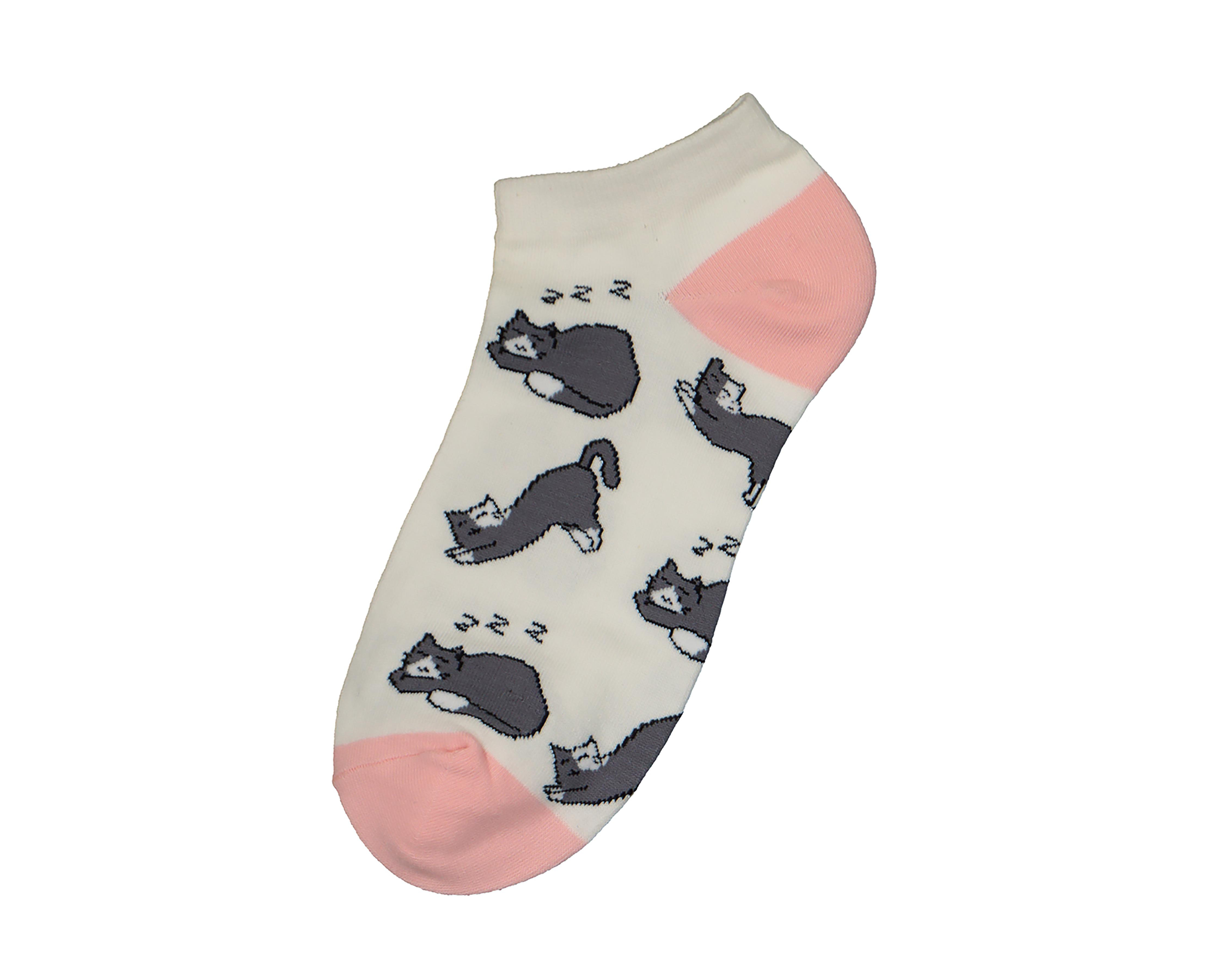 Foto 5 pulgar | Calcetas Tines Lovest Estampadas para Mujer 6 Pares