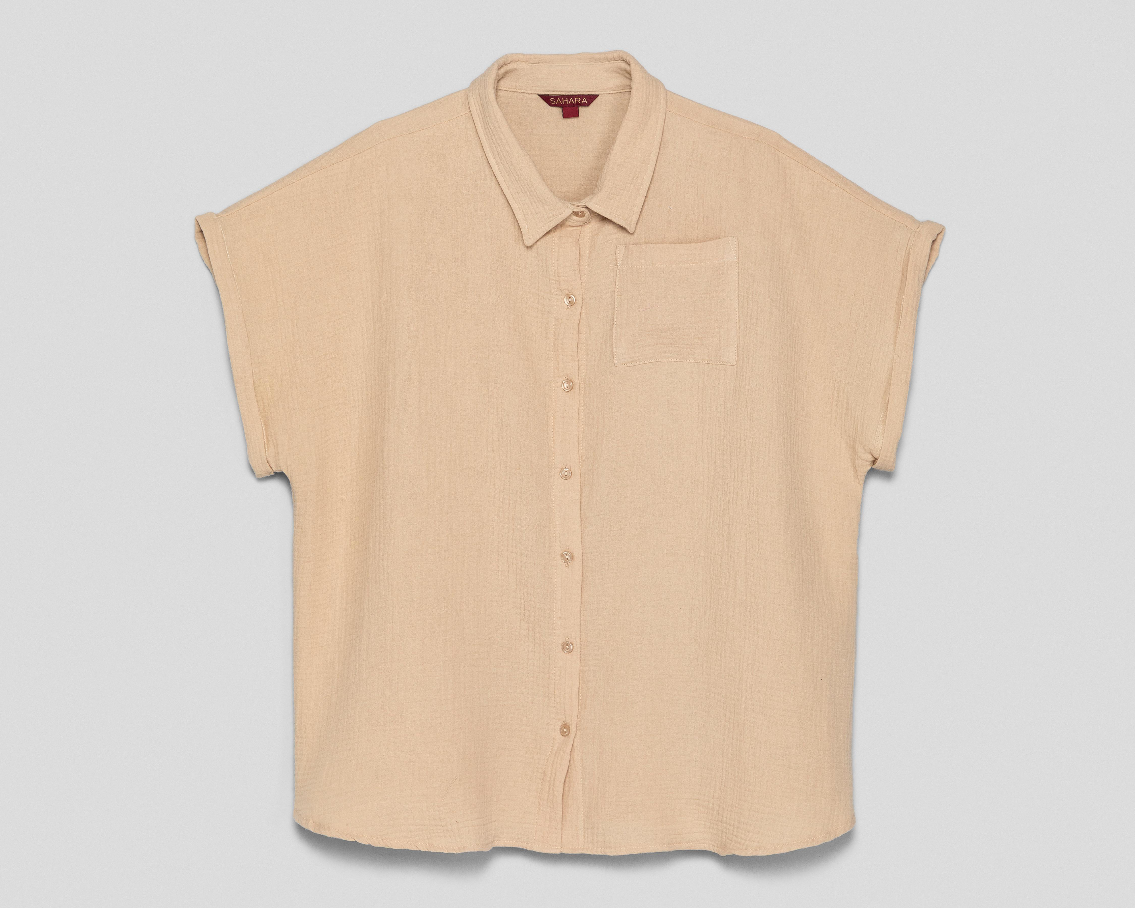 Foto 2 pulgar | Blusa Manga Corta Sahara para Mujer