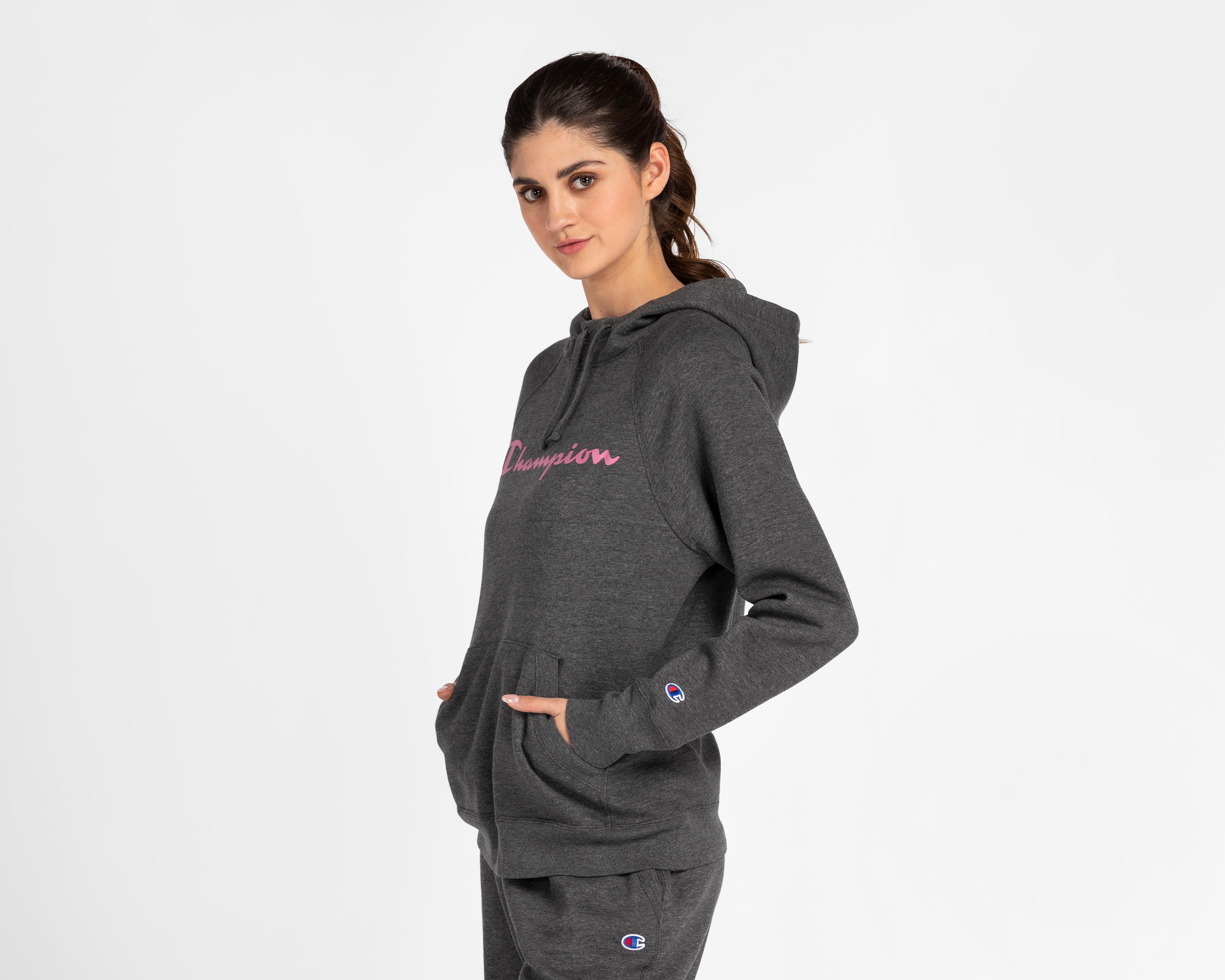 Sudadera Champion Gris con Capucha