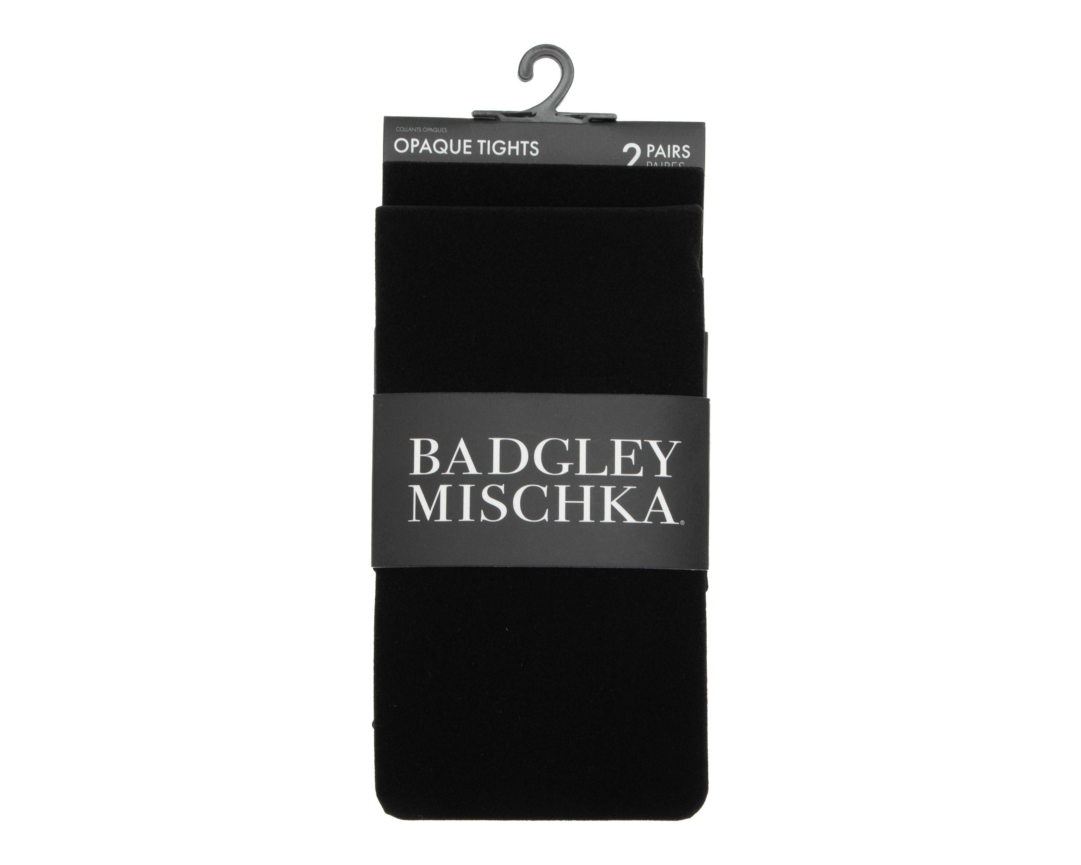 Pantimedias Negras Badgley Mischka 2 Piezas