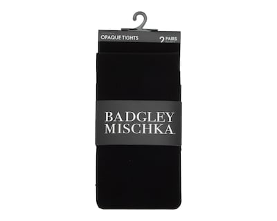 Foto 1 | Pantimedias Negras Badgley Mischka 2 Piezas