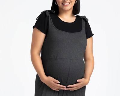 Foto 4 | Overol de Maternidad Gris Mamá Bella