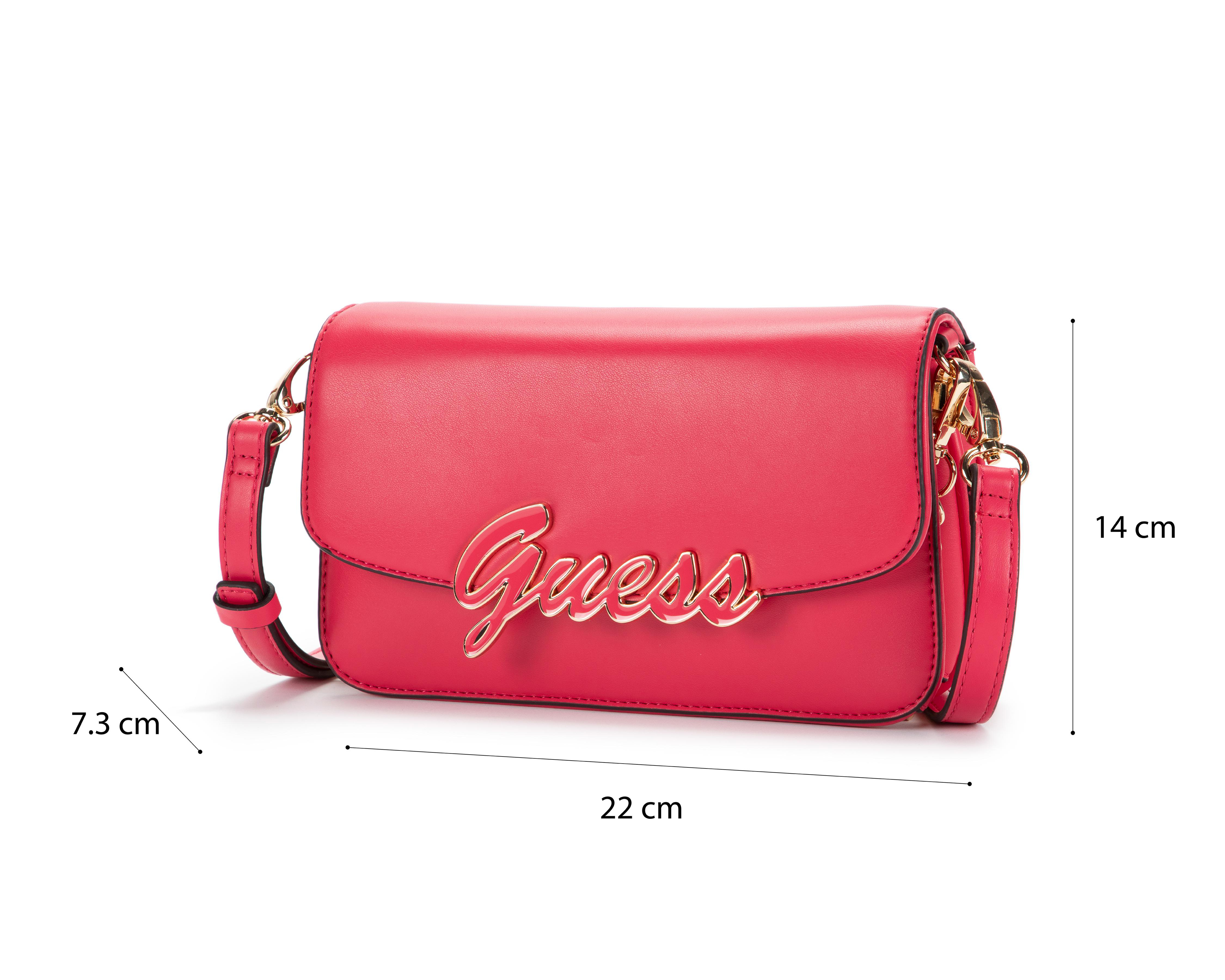 Foto 6 pulgar | Bolsa Cruzada Guess Abeille