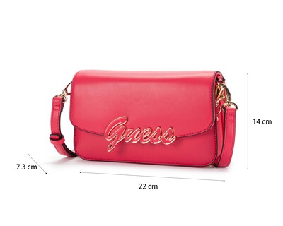 Foto 5 | Bolsa Cruzada Guess Abeille