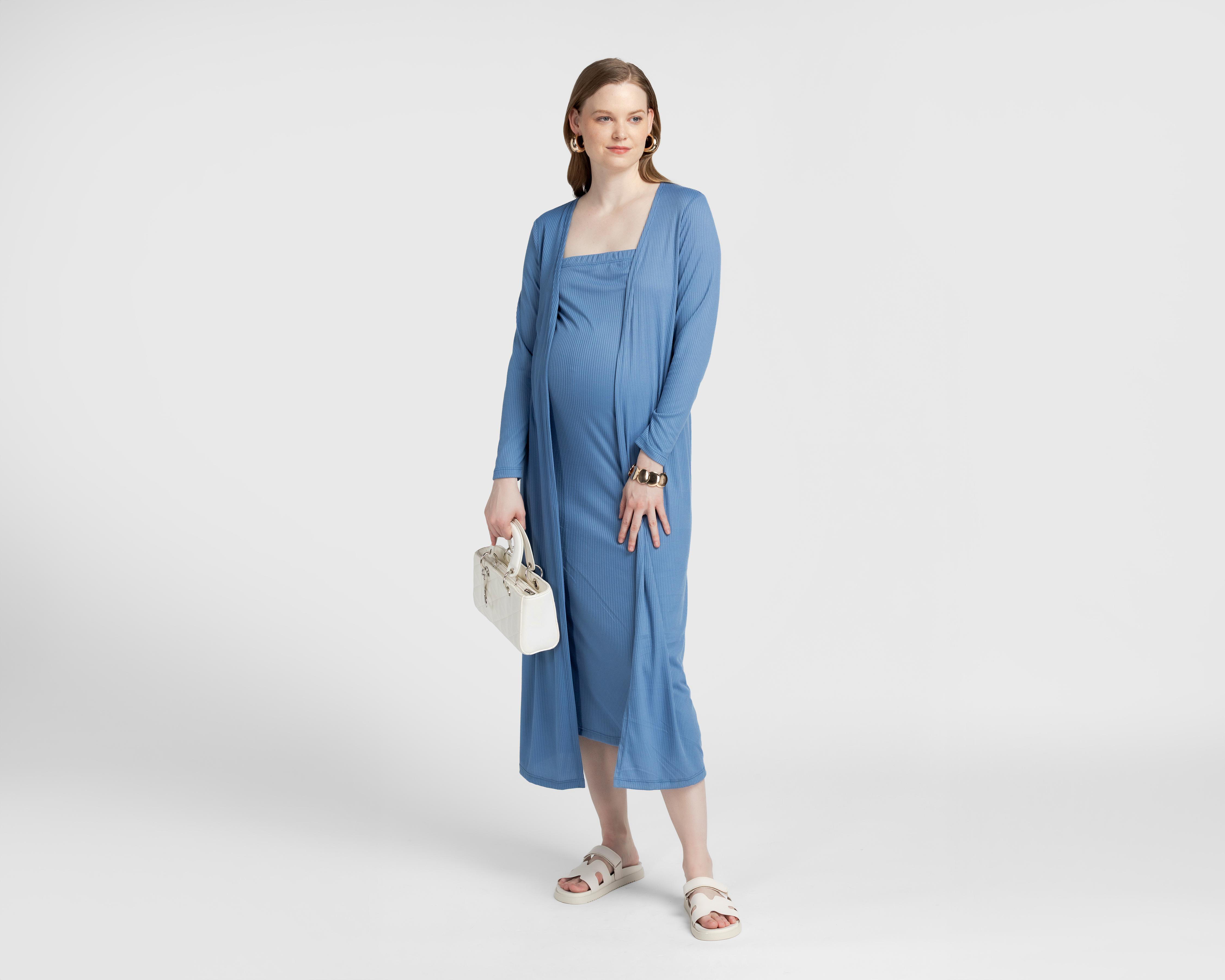 Foto 3 pulgar | Vestido de Maternidad con Ensamble Mamá Bella