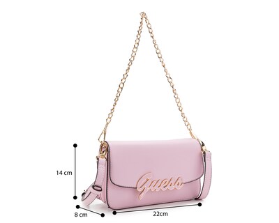 Foto 5 | Bolsa Cruzada Guess Abeille