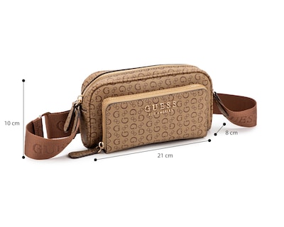 Foto 5 | Bolsa Cruzada Guess Saffron